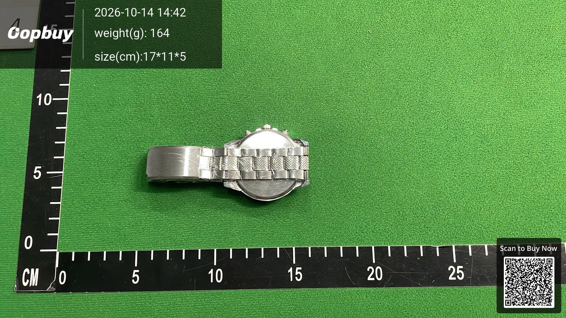 Foto QC 8 de Geneva Chronograph Style Quartz Men's Watch