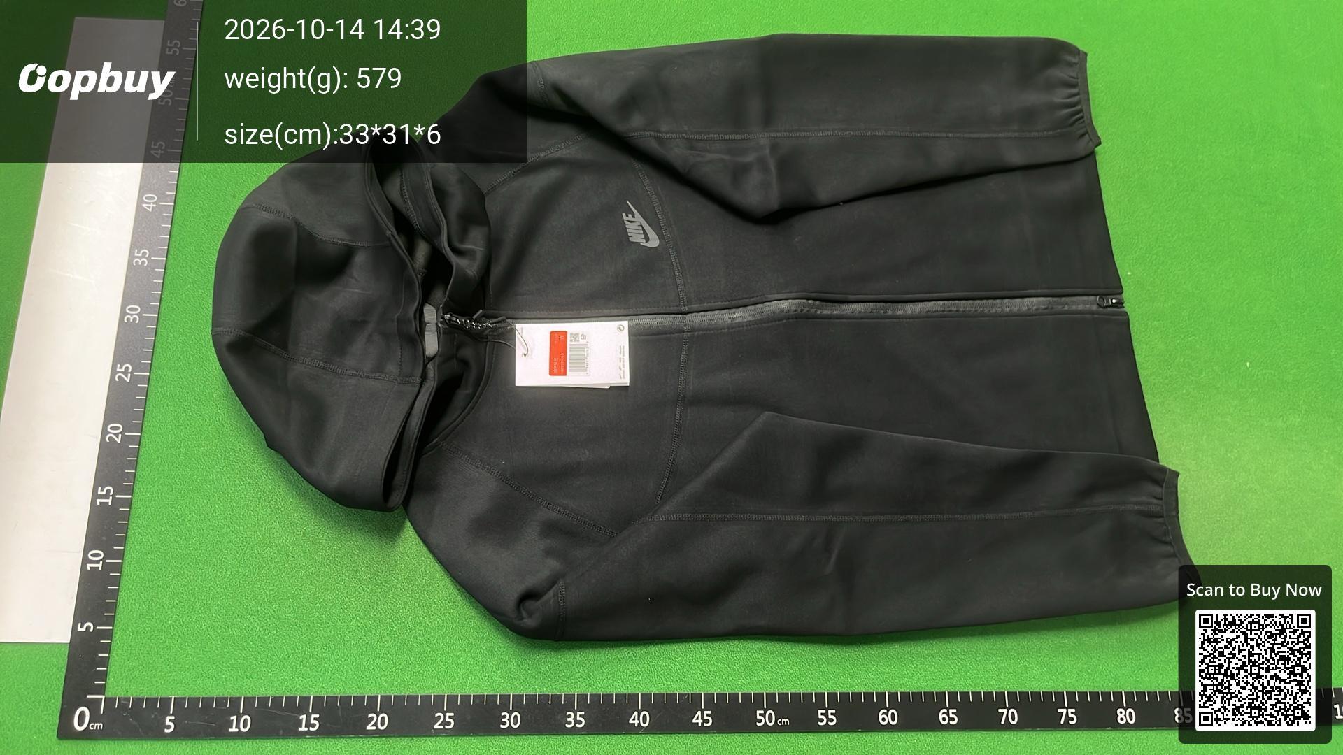 Foto QC 5 de Nike Tech Fleece Windrunner Jacket Hooded Grey Heather