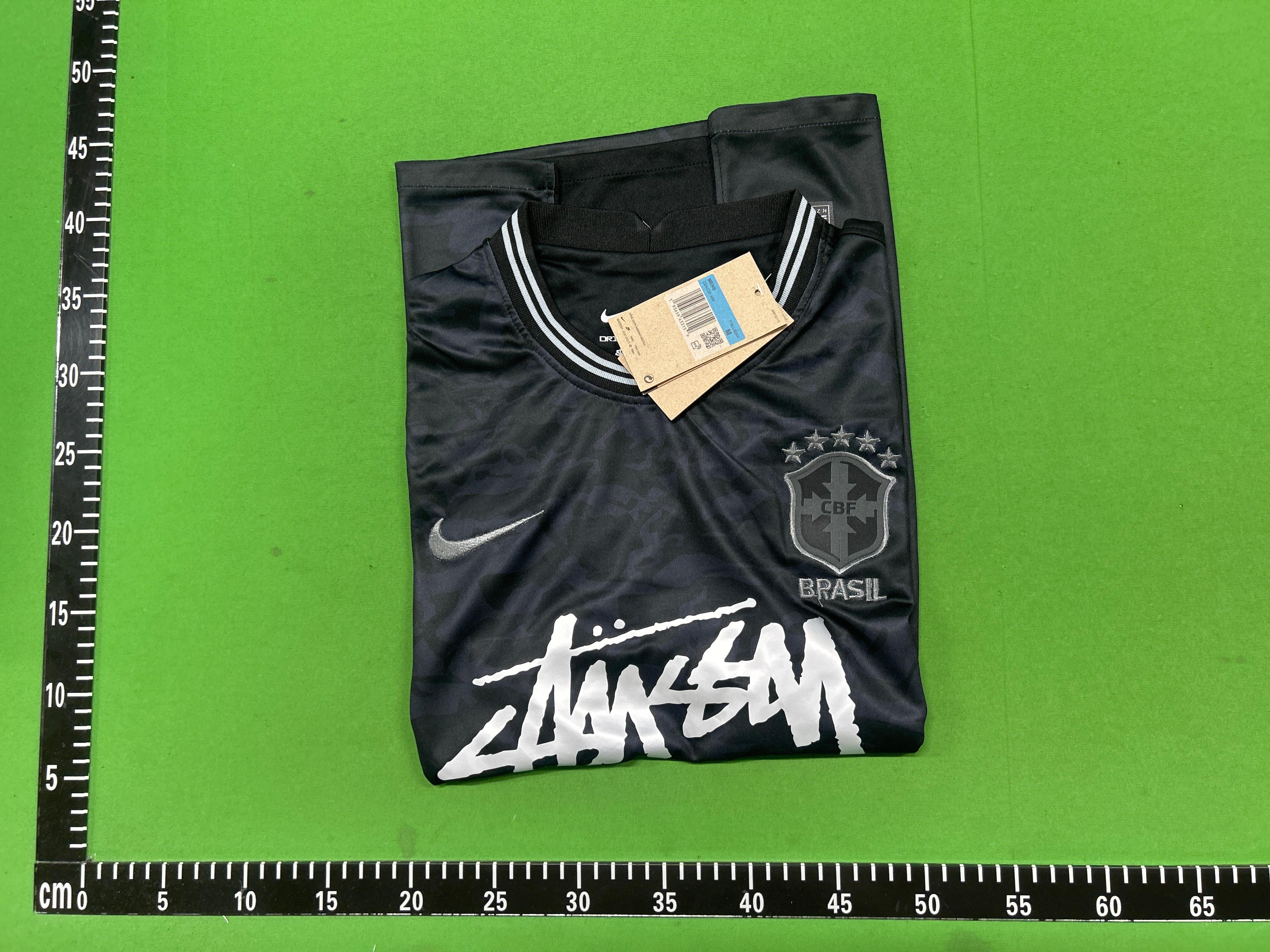Foto QC 1 de Stussy x Nike x Brazil Soccer Jersey Black