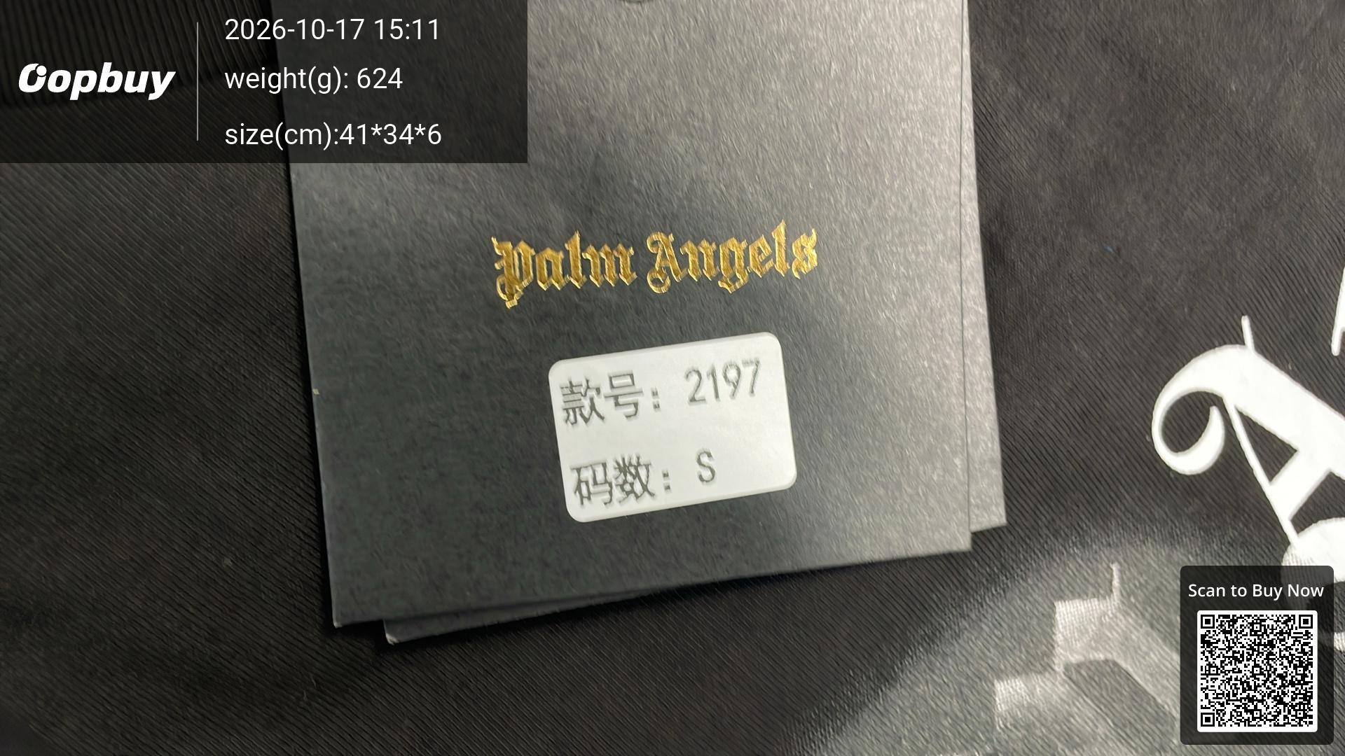 Foto QC 1 de Palm Angels Aspen T-shirt Sprayed Heart White