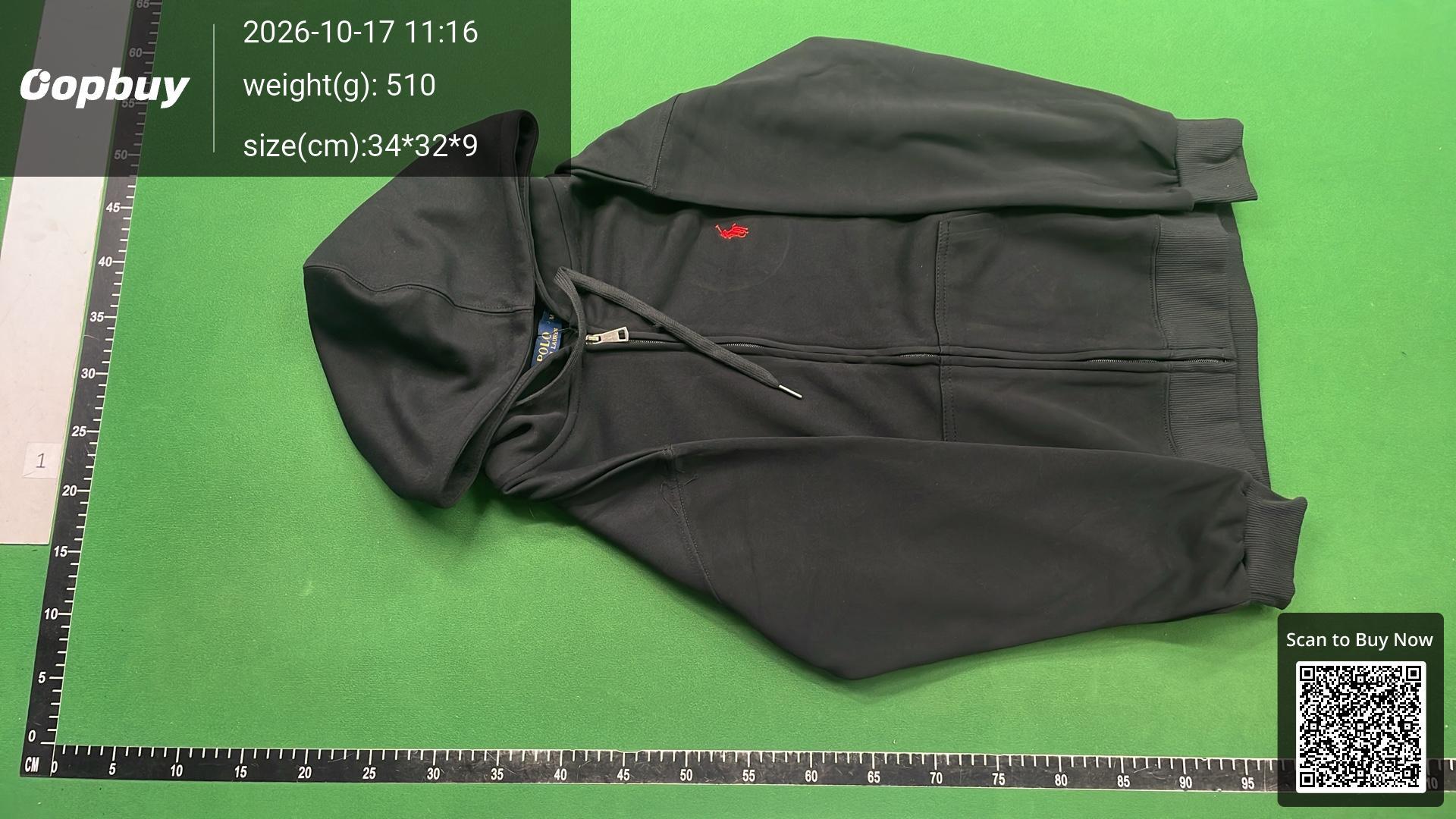 Foto QC 7 de Burberry Lockwell Hooded Puffer Jacket Detachable Sleeve Down Black