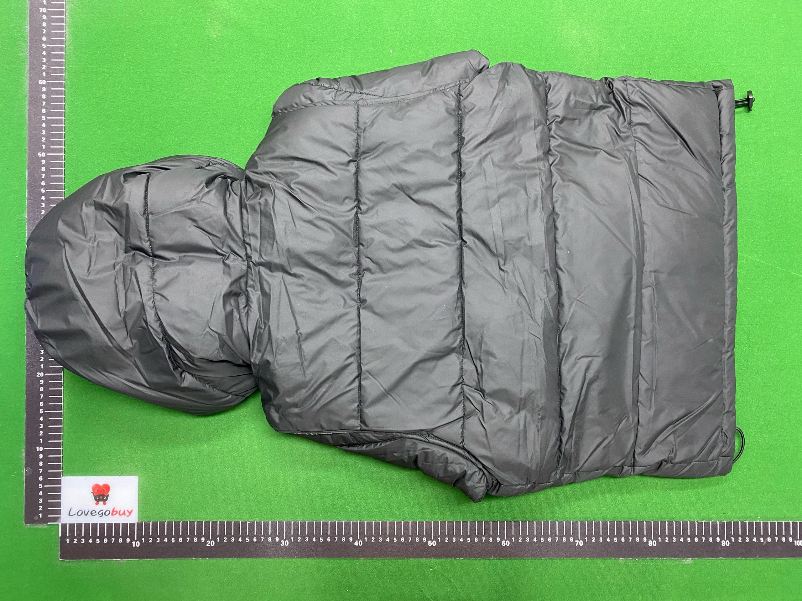 Foto QC 4 de Burberry Puffer Jacket Detachable Hood Check Lining Black