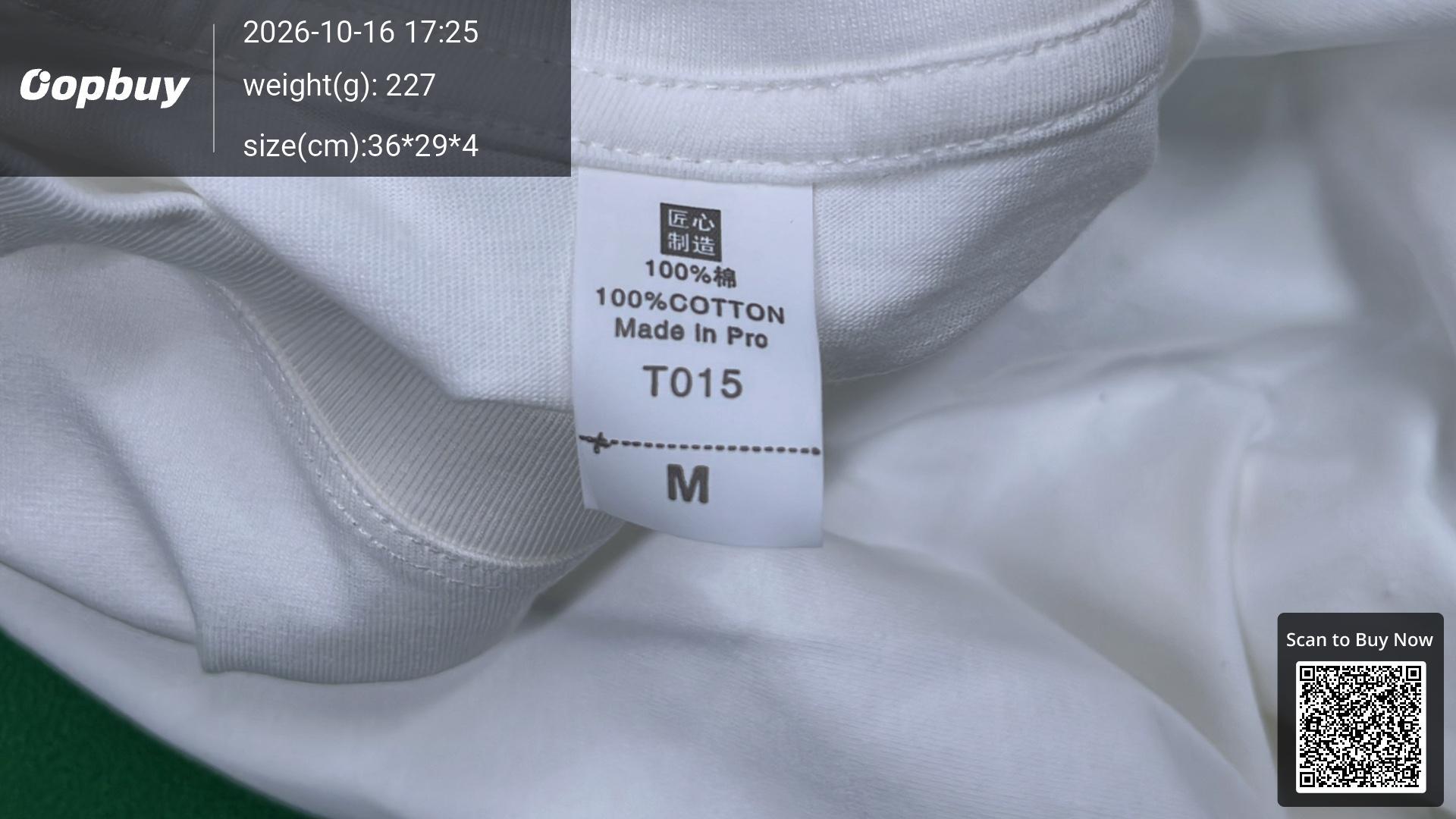 Foto QC 8 de Balenciaga T-shirt Tape Logo White