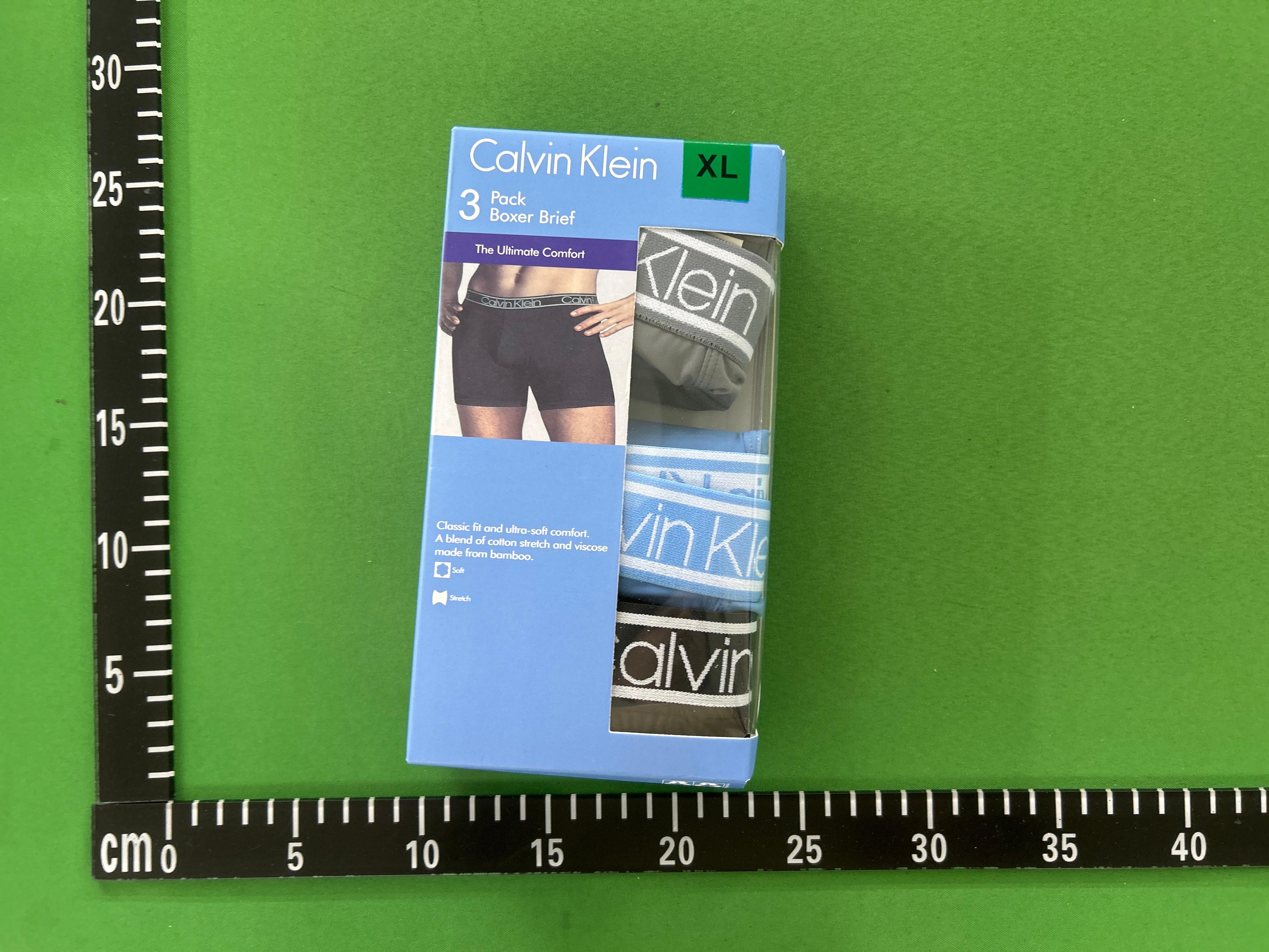 Foto QC 4 de Calvin Klein Underwear Bamboo Viscose Boxer Briefs 3-Pack Black Grey Blue
