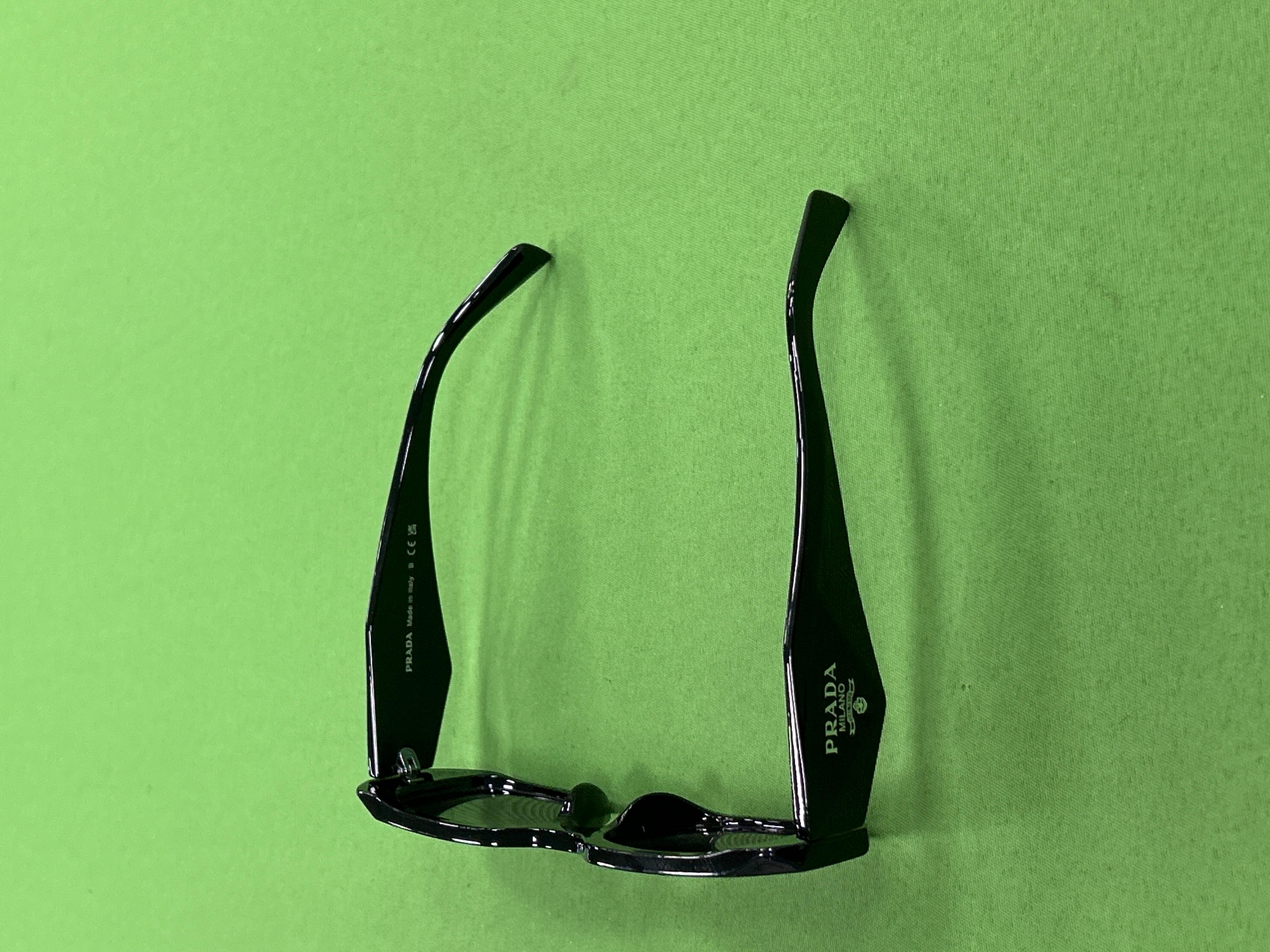 Foto QC 6 de Prada Symbole Rectangle-Frame Acetate Sunglasses Tortoise Brown (PR 17WS)