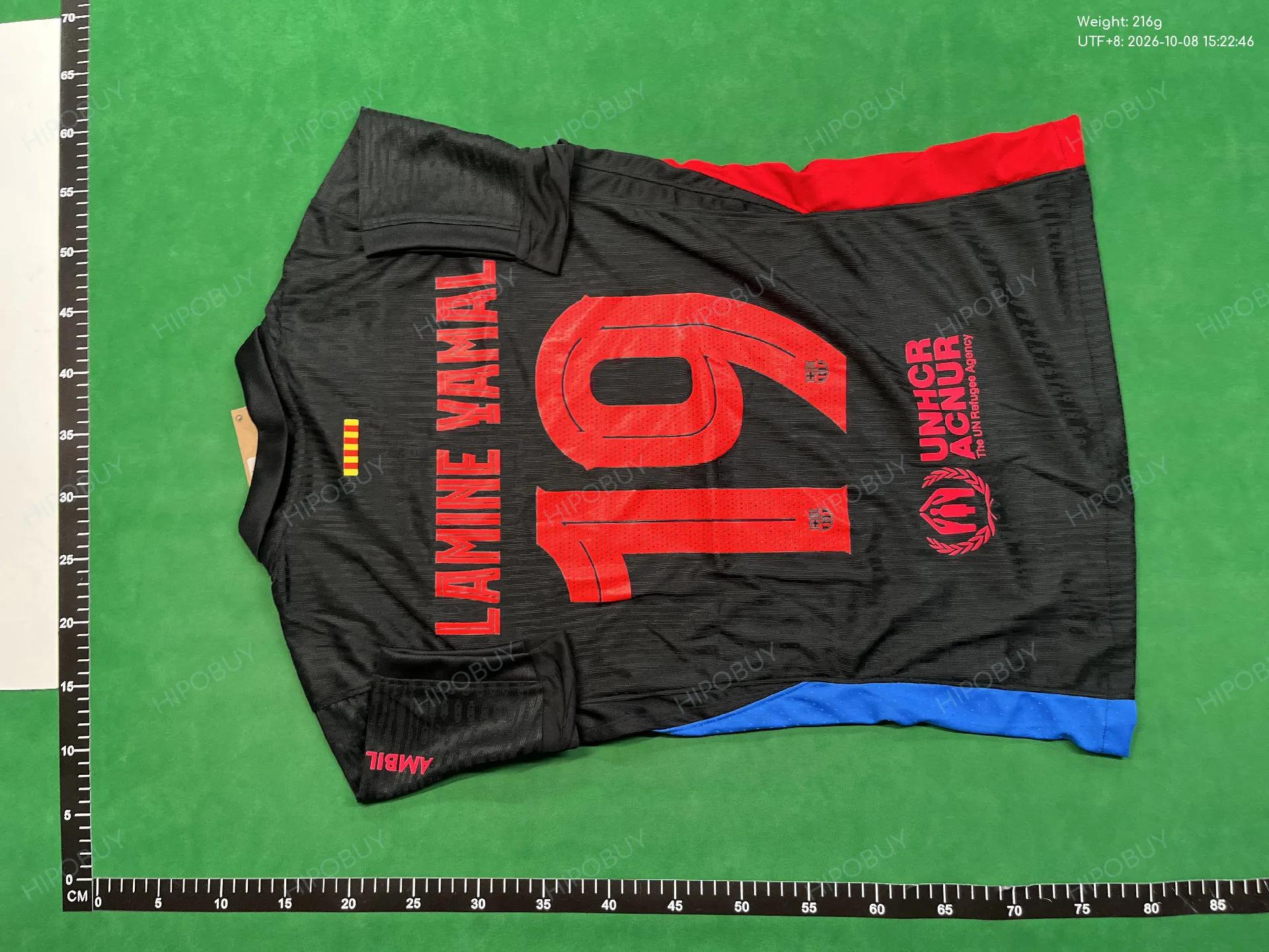 Foto QC 7 de Travis Scott x Nike x FC Barcelona 2024/25 Home Lamine Yamal Player Jersey Multicolor