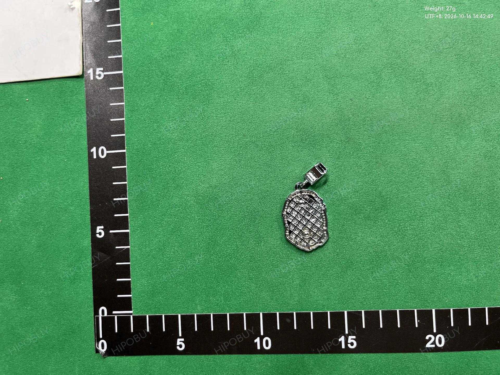 Foto QC 1 de Bape Necklace Metal Strass Silver