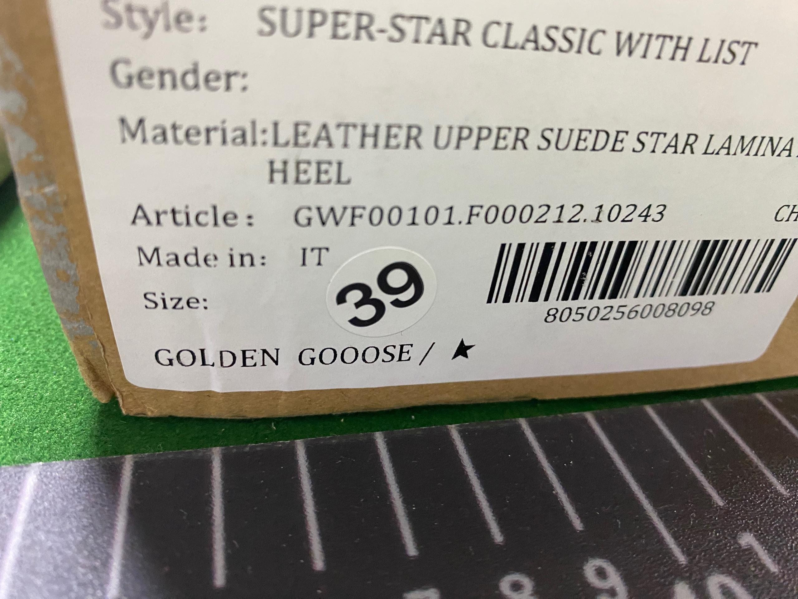 Foto QC 2 de Golden Goose Super-Star Low White Navy Blue Grey Suede Star