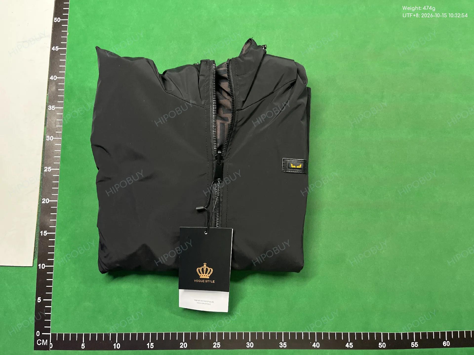 Foto QC 4 de Fendi FF Motif Hooded Jacket Reversible Black