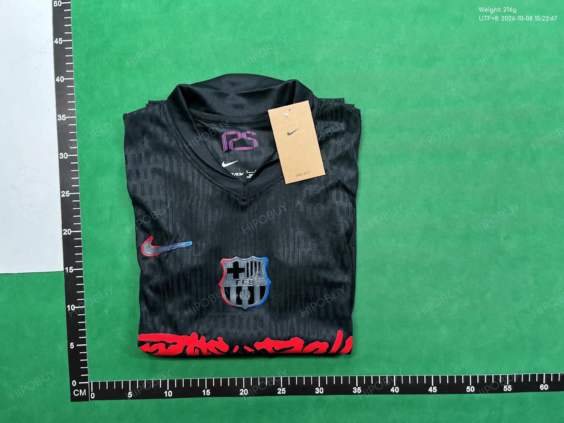 Foto QC 8 de Travis Scott x Nike x FC Barcelona 2024/25 Home Lamine Yamal Player Jersey Multicolor