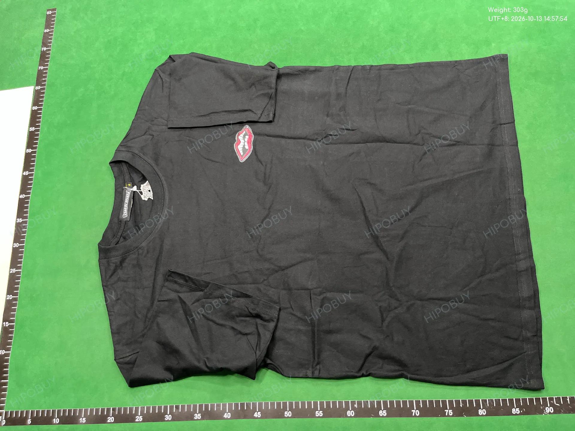 Foto QC 2 de Chrome Hearts T-shirt Fuck You Rhinestone Black