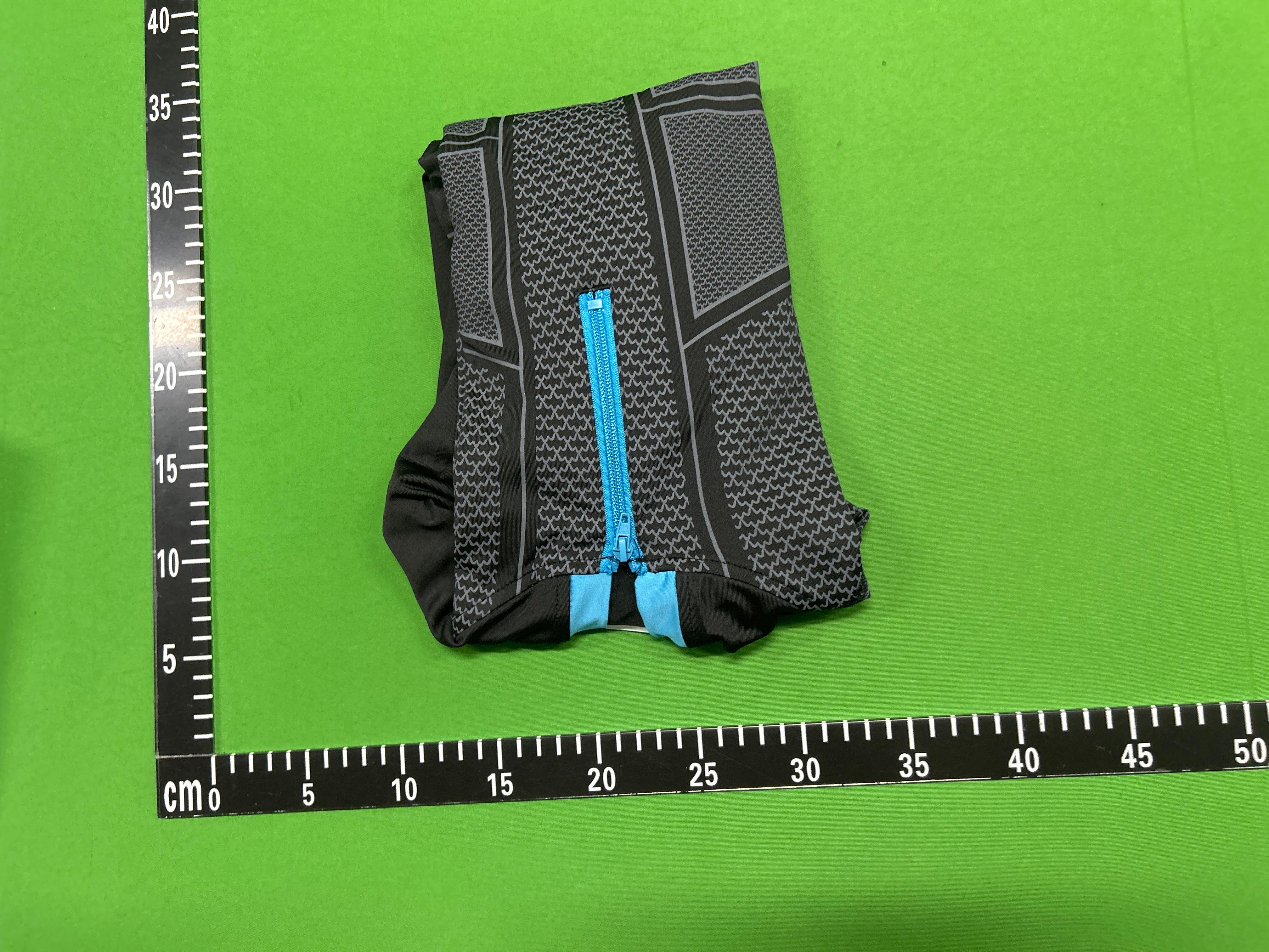 Foto QC 1 de Gymshark Hoodie Seamless 1/4 Zip Black Blue
