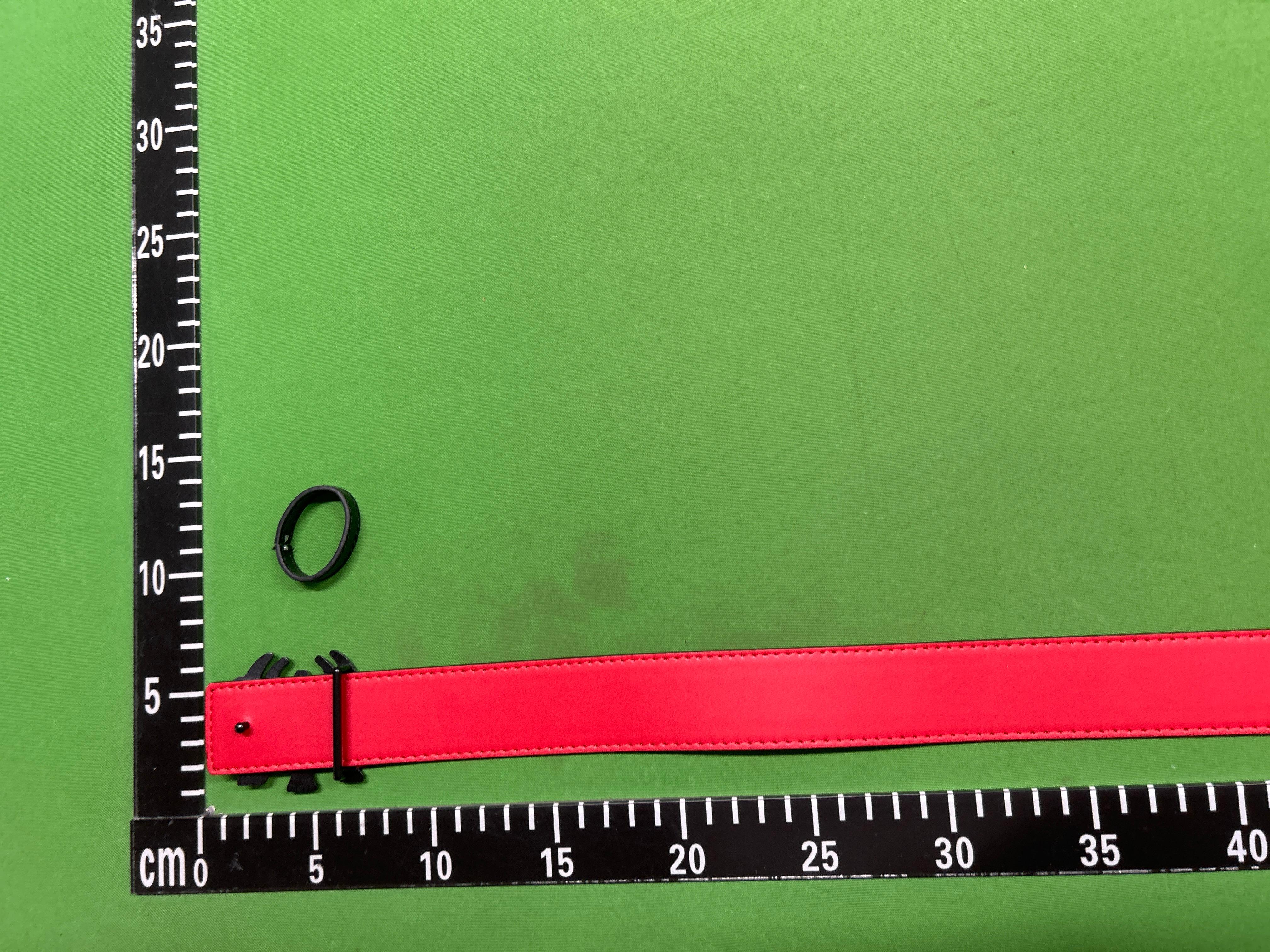 Foto QC 3 de Amiri Logo Buckle Belt Black