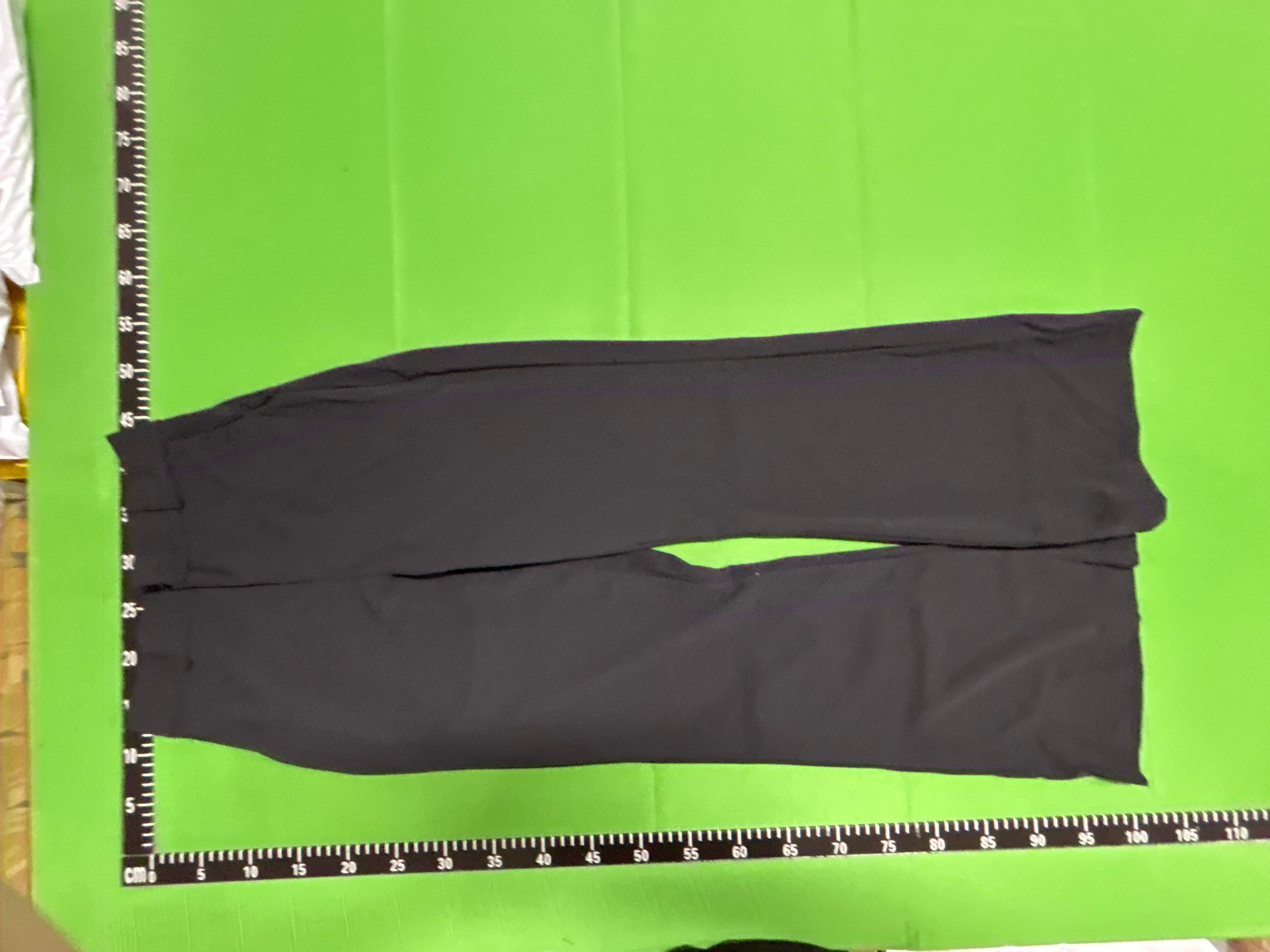 Foto QC 4 de Unbranded Pants Wide-Leg Pleated Dark Grey