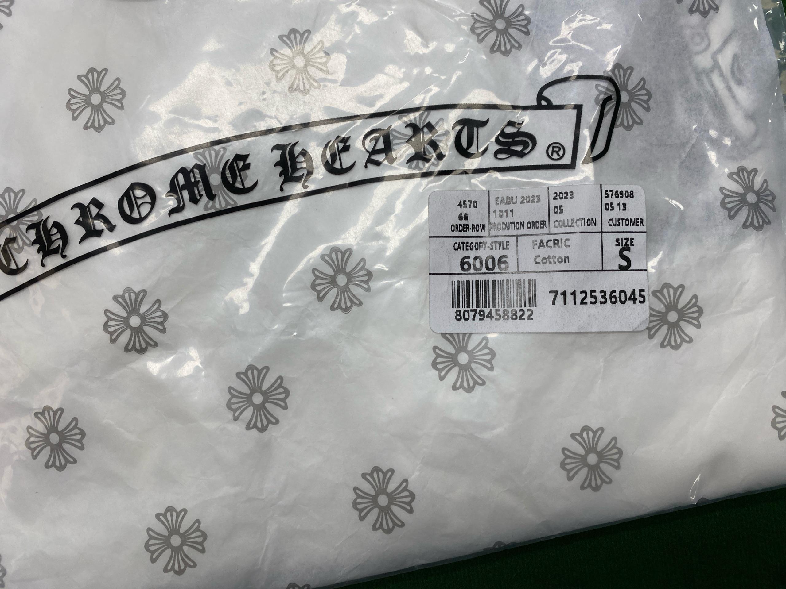 Foto QC 3 de Chrome Hearts Horseshoe Logo Pocket T-shirt Black