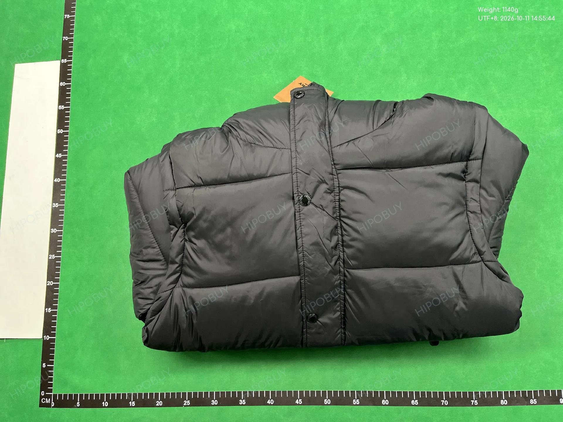 Foto QC 4 de Burberry Puffer Jacket Down Check Lining Black