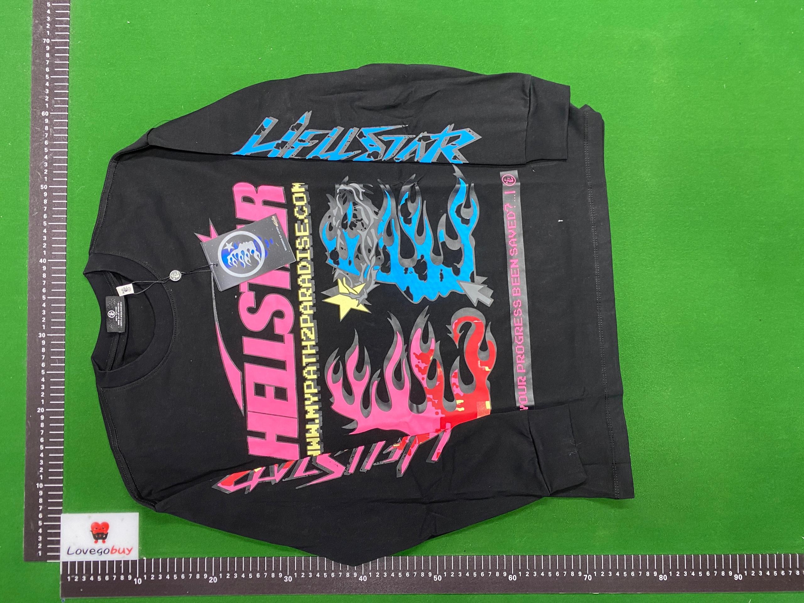 Foto QC 3 de Hellstar Down The Paradise Path Longsleeve T-shirt White