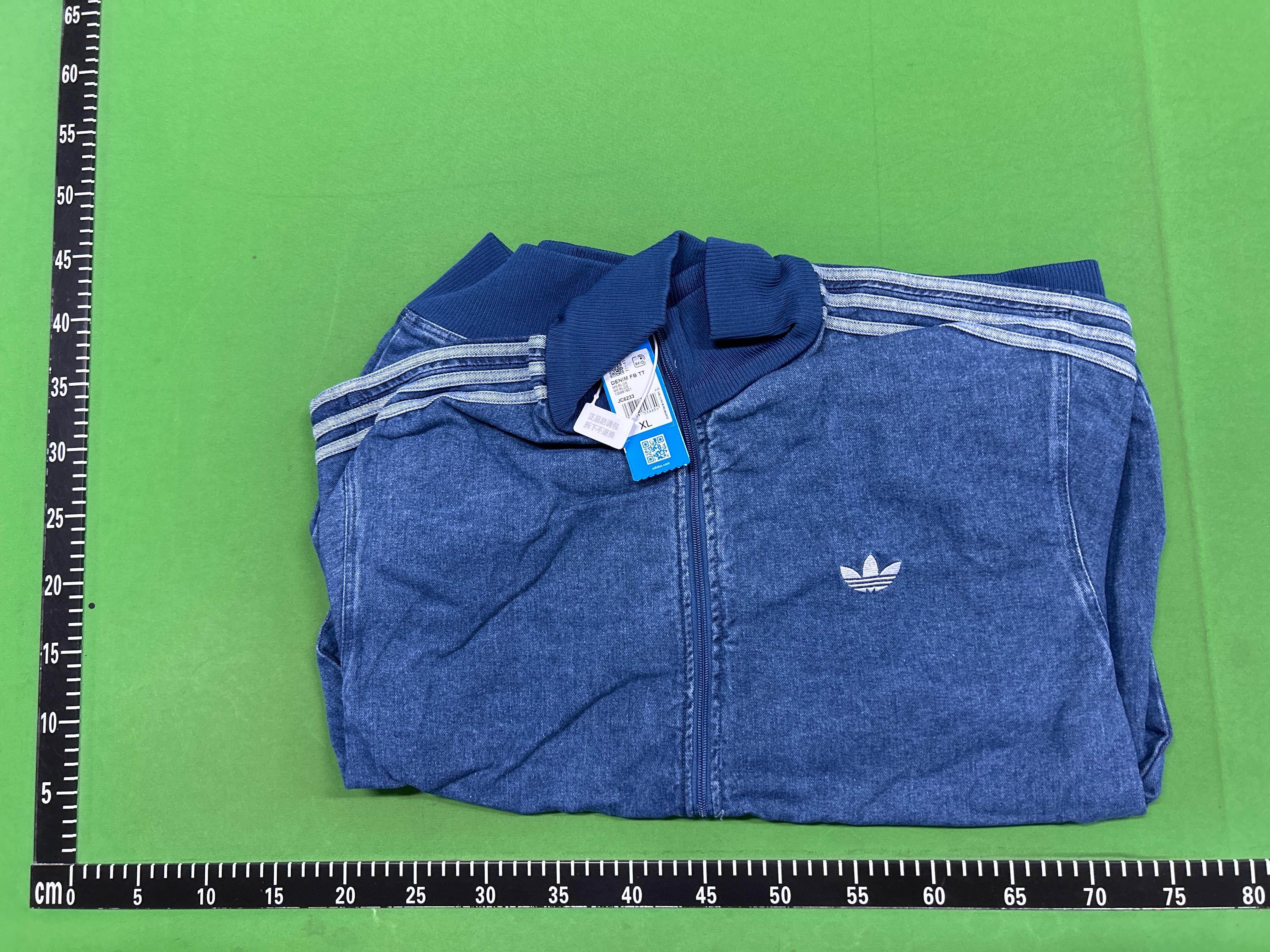 Foto QC 1 de adidas Originals Denim Jacket Washed Three Stripes Black