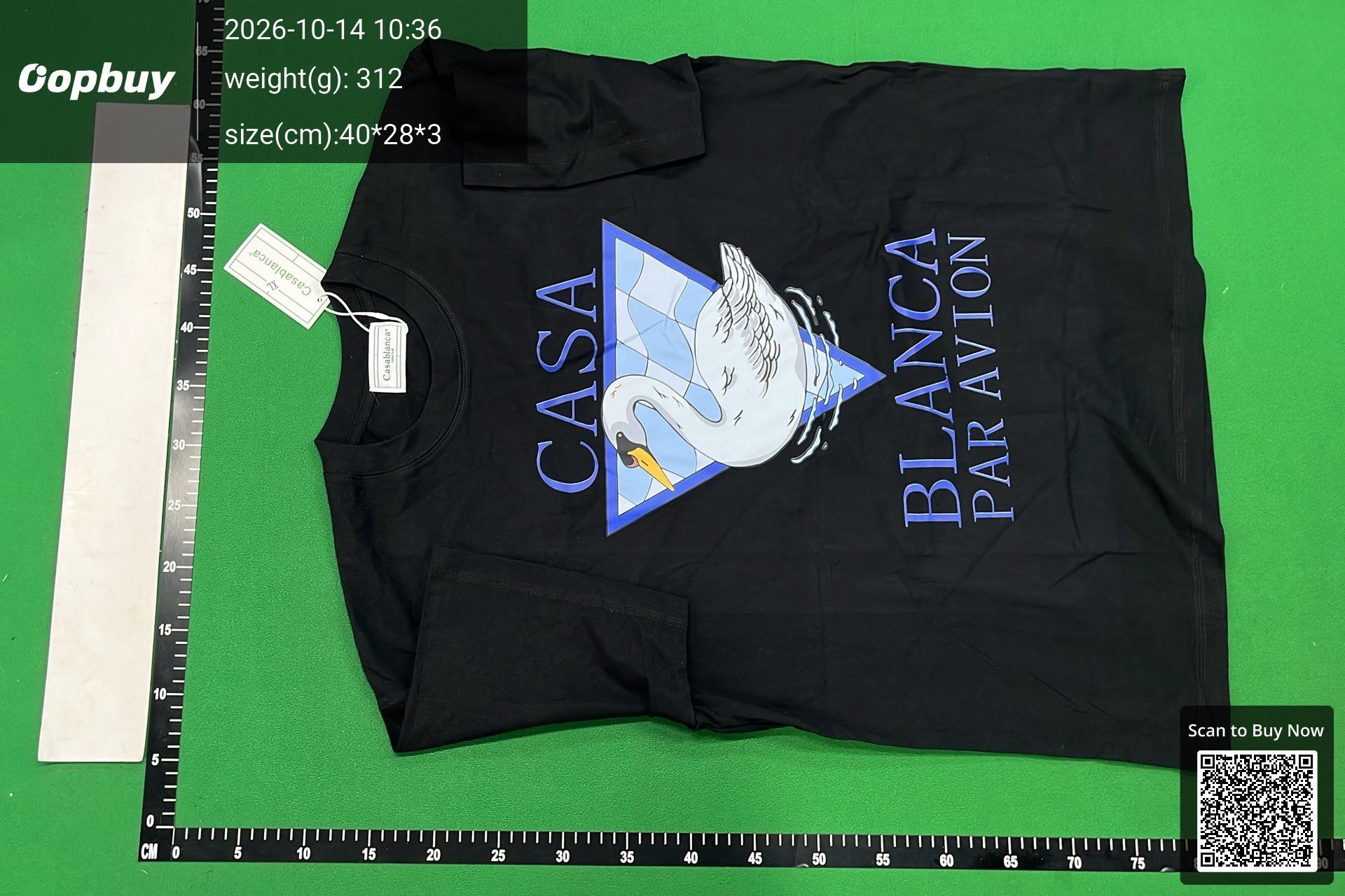 Foto QC 6 de Casablanca Tennis Club T-shirt Chogolees Graphic Black