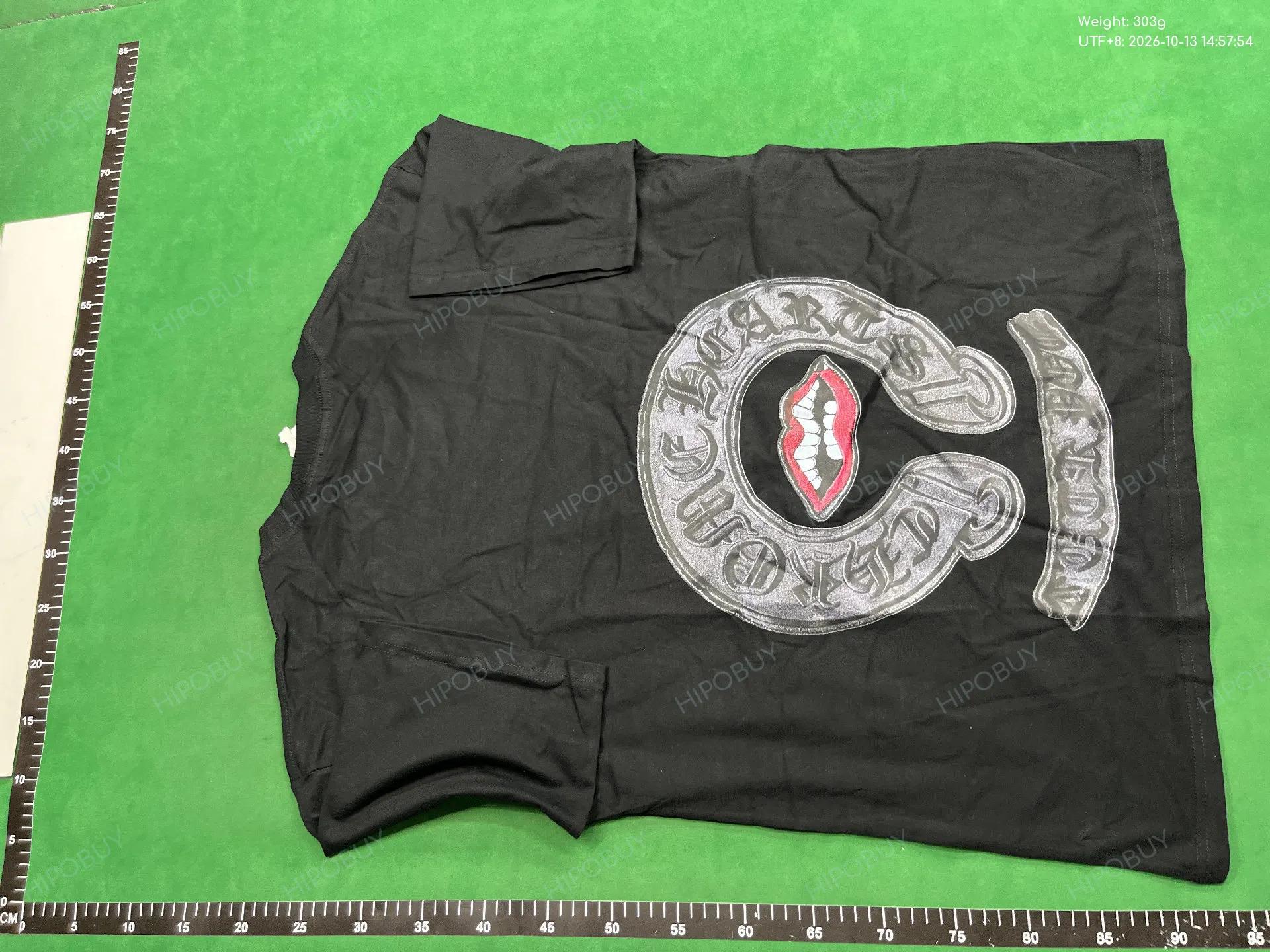 Foto QC 3 de Chrome Hearts T-shirt Fuck You Rhinestone Black
