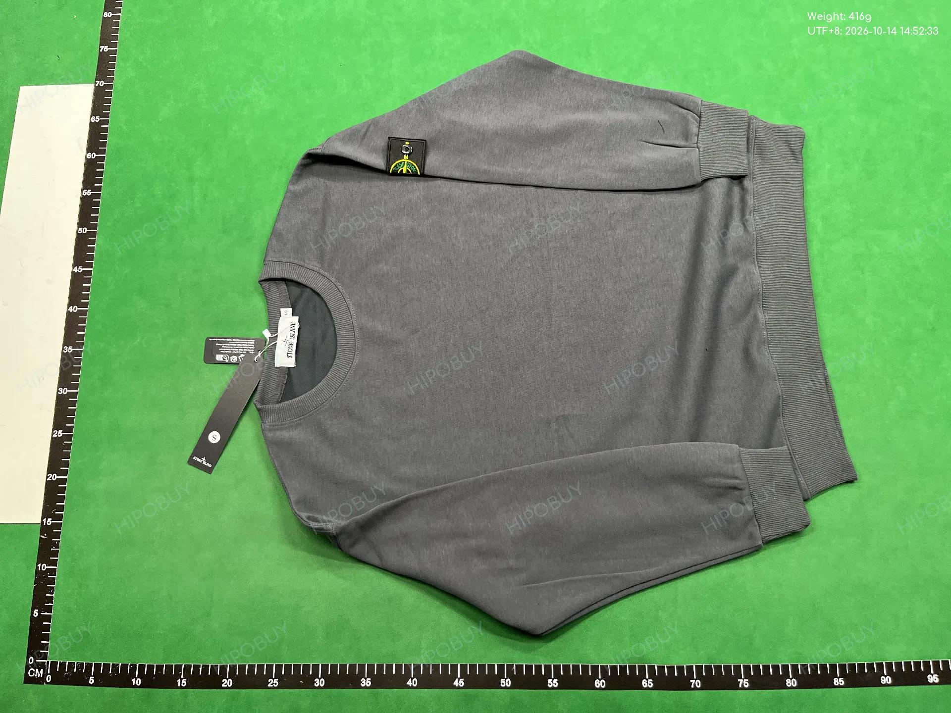 Foto QC 6 de Stone Island Zip Sweater Ribbed Knit Grey