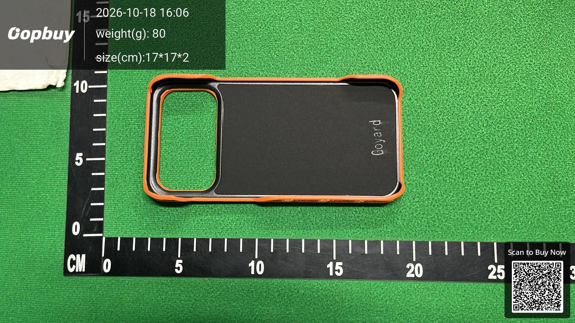 Foto QC 8 de Goyard Goyardine Case for iPhone 16 Pro Max Black