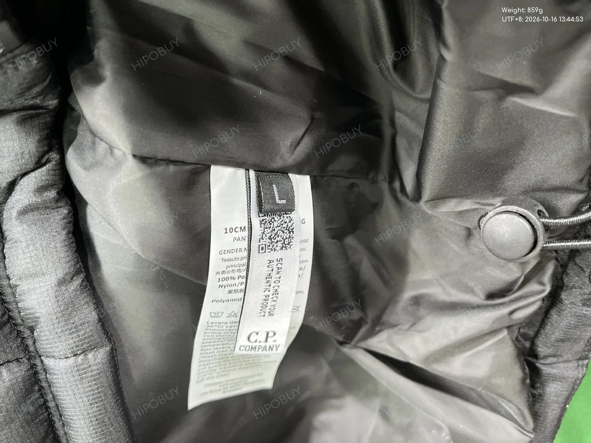 Foto QC 1 de C.P. Company Goggle Hood Down Vest Olive Green