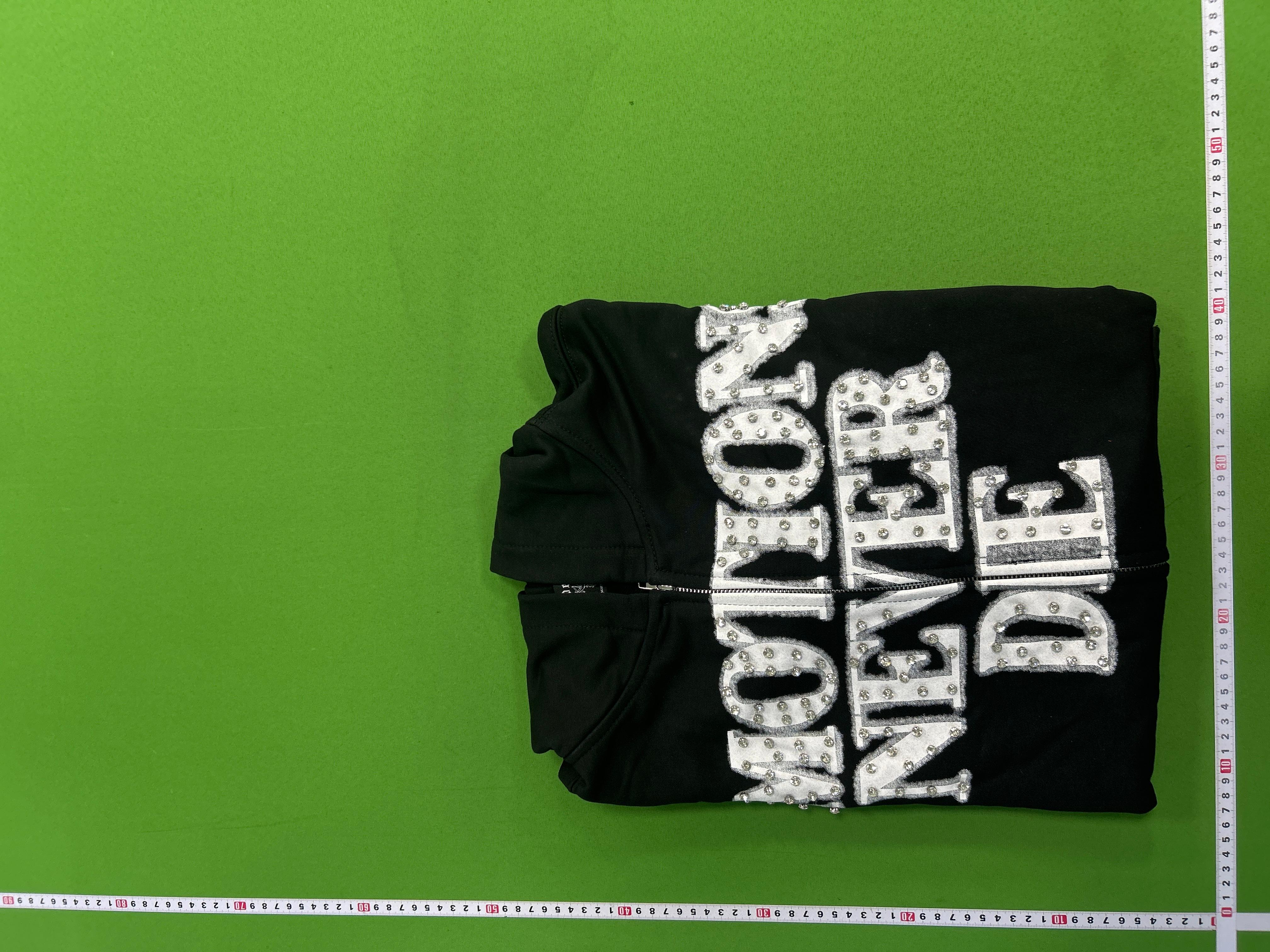 Foto QC 1 de Mixed Emotion Angel Rhinestone Sweatshirt White