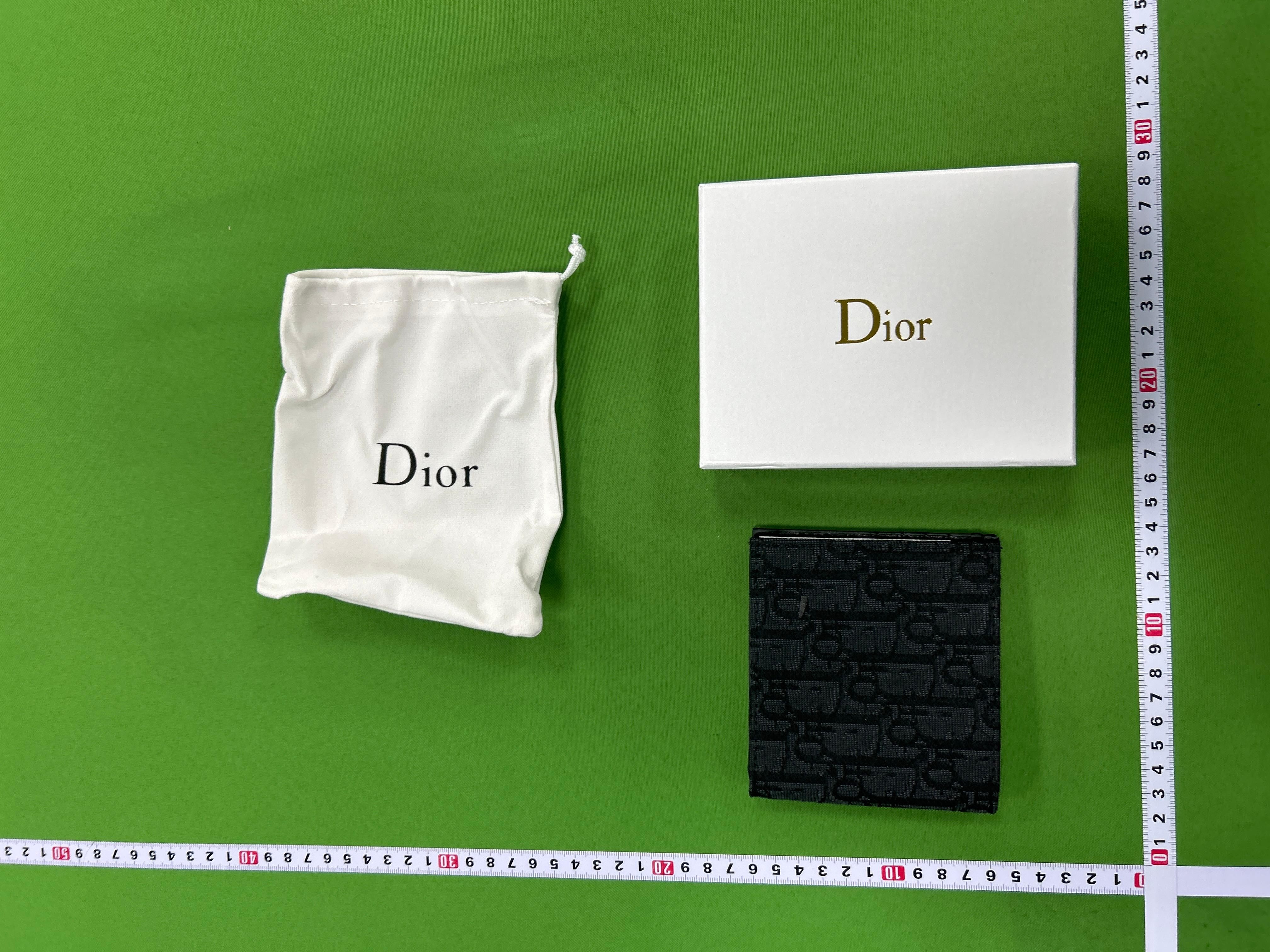 Foto QC 1 de Dior Bifold Wallet Dior Oblique Jacquard Black