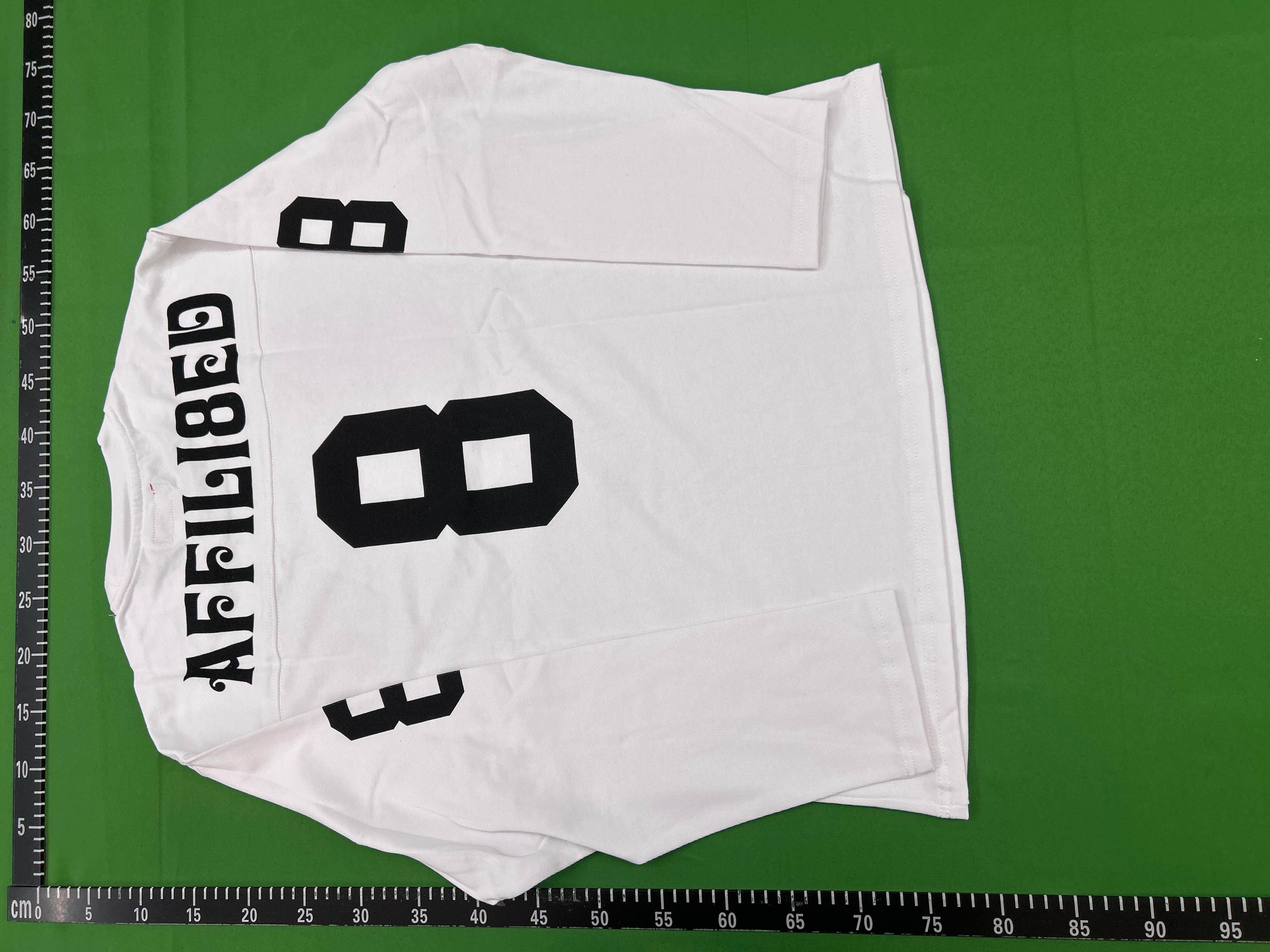 Foto QC 4 de Supreme 2014 Arched Logo 99 Long Sleeve Football Jersey Black