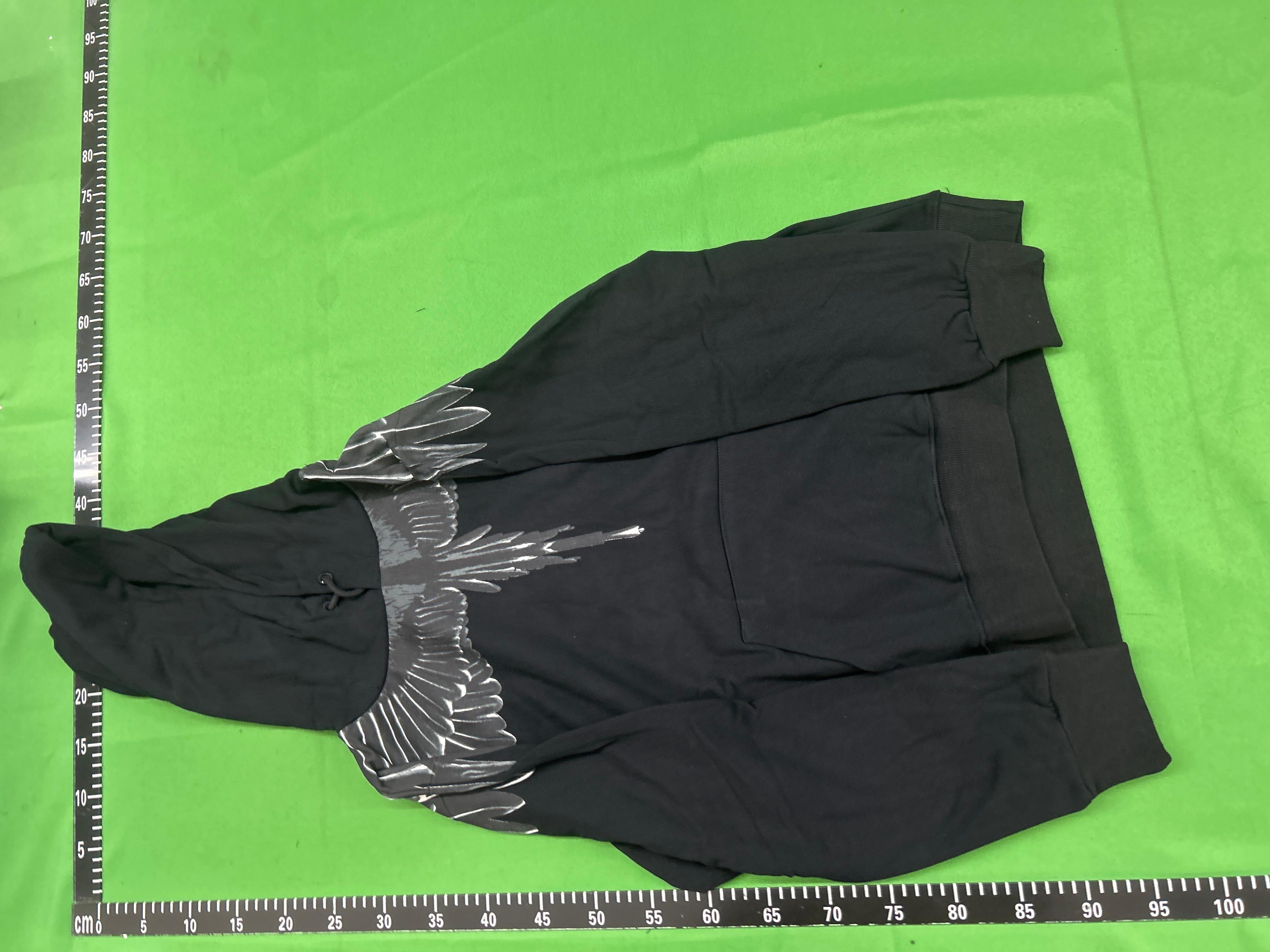 Foto QC 6 de Marcelo Burlon Hoodie Multi-Color Wings Black