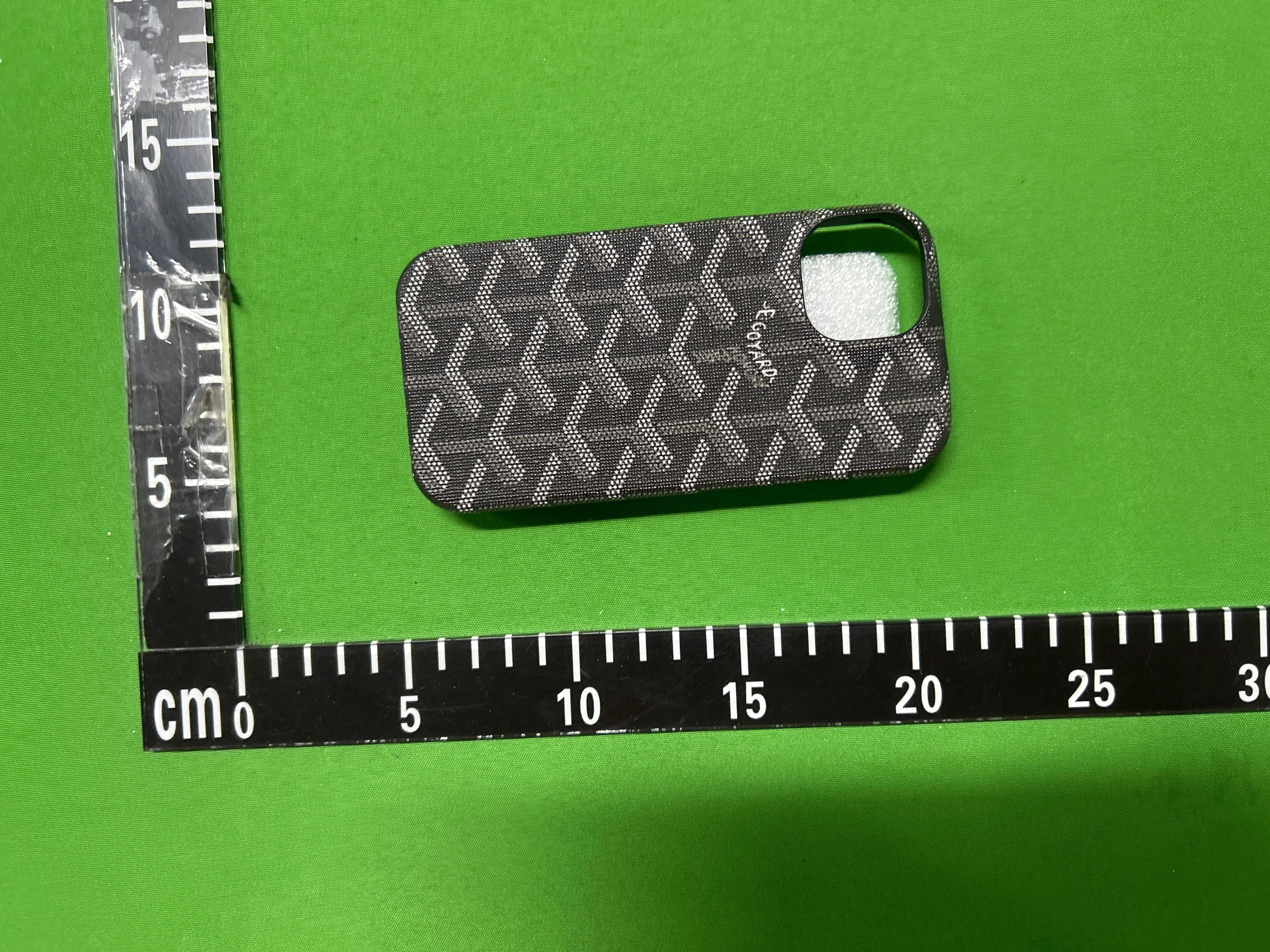 Foto QC 2 de Goyard Goyardine Case for iPhone 16 Pro Blue