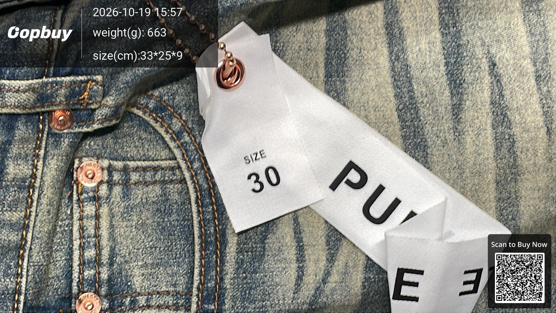 Foto QC 5 de Purple Brand P011 Jeans Straight Leg Faded Black