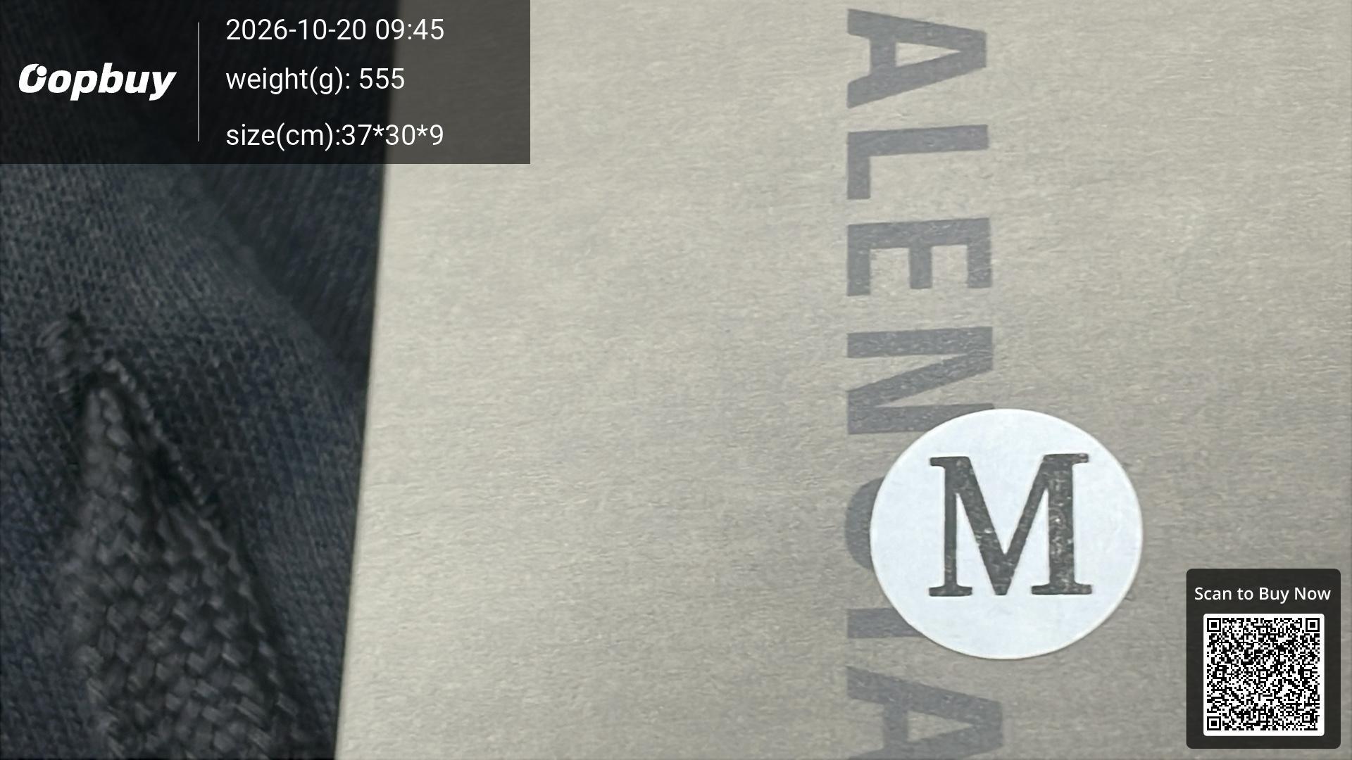 Foto QC 1 de Balenciaga Tape Print Hoodie Jacket Black
