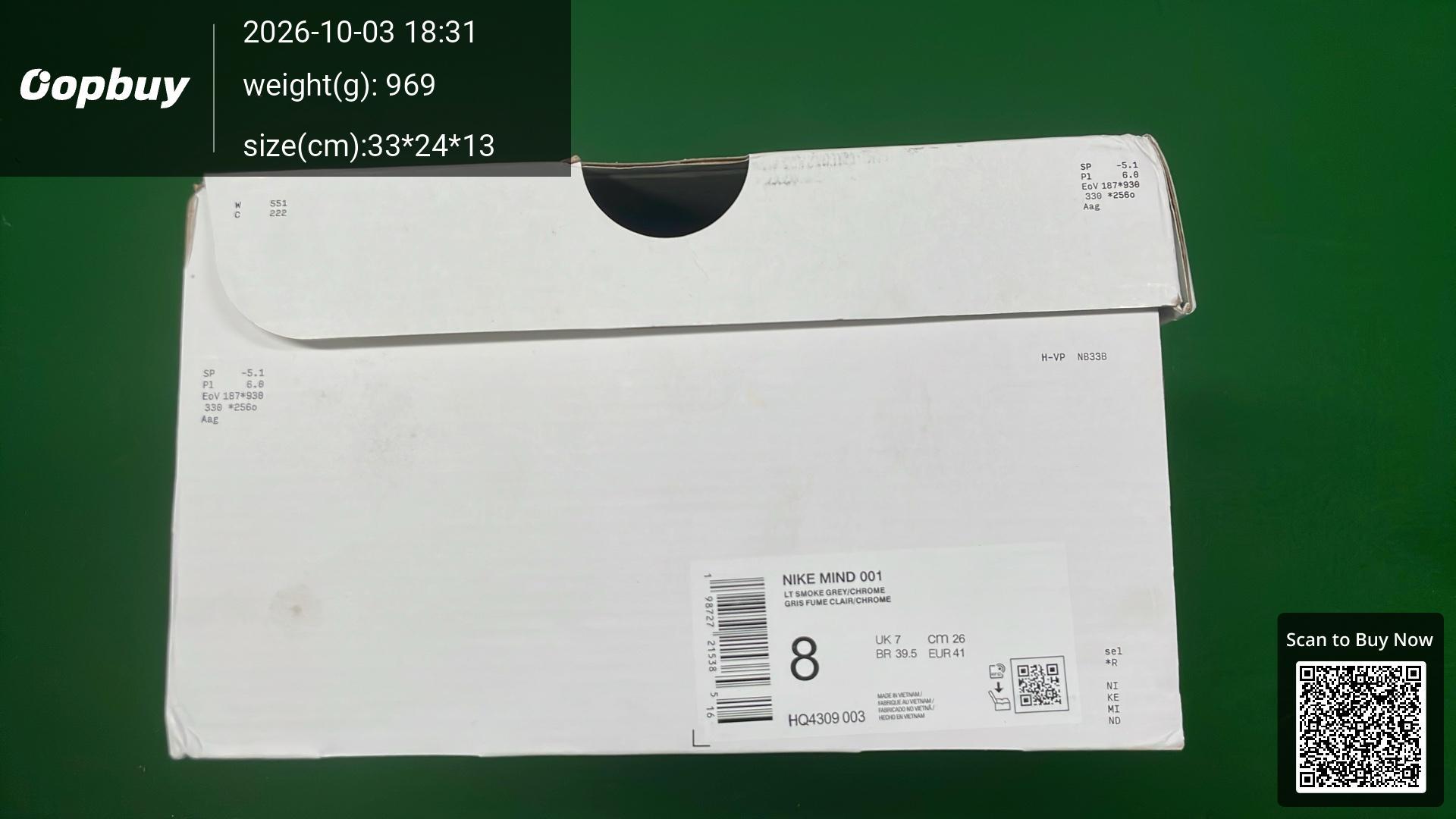Foto QC 2 de Nike Mind 001 ReactX Black Total Orange