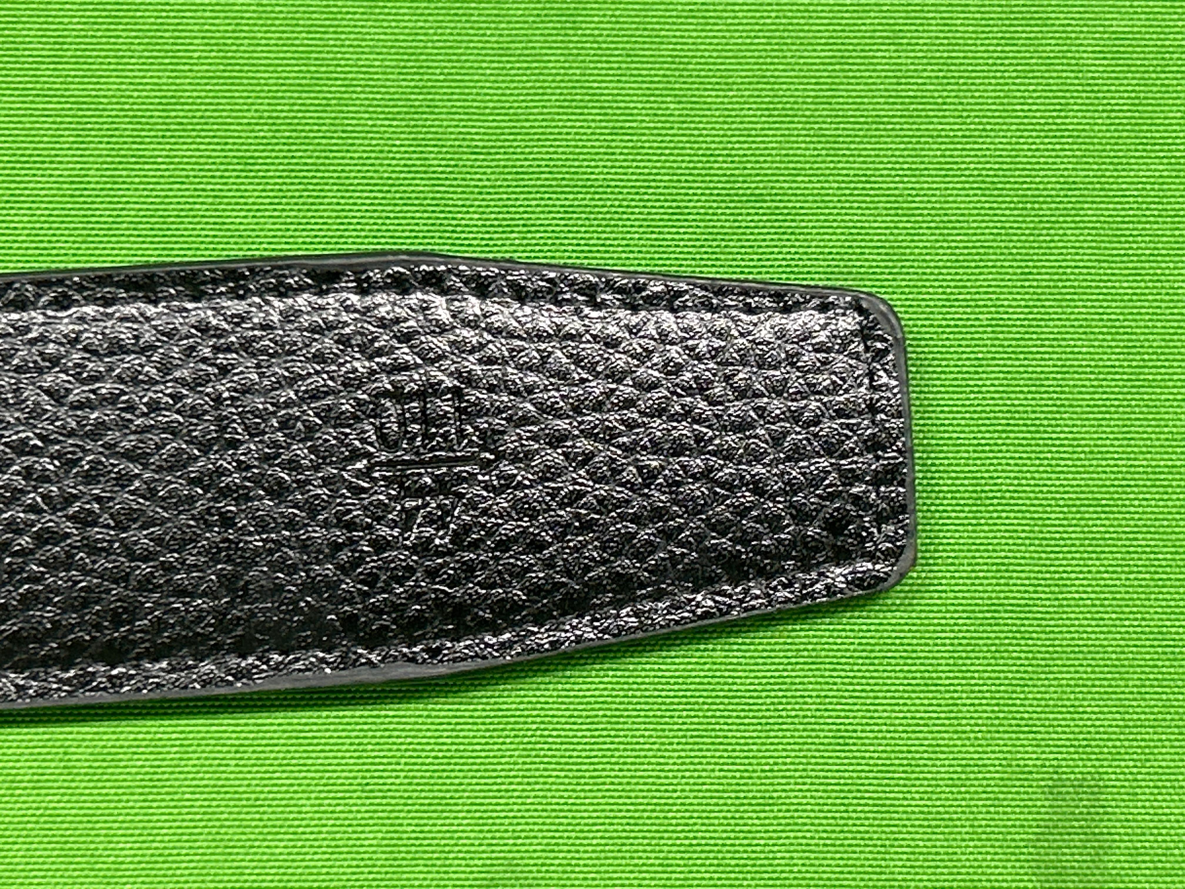 Foto QC 7 de Hermes H Buckle Reversible Belt White Black