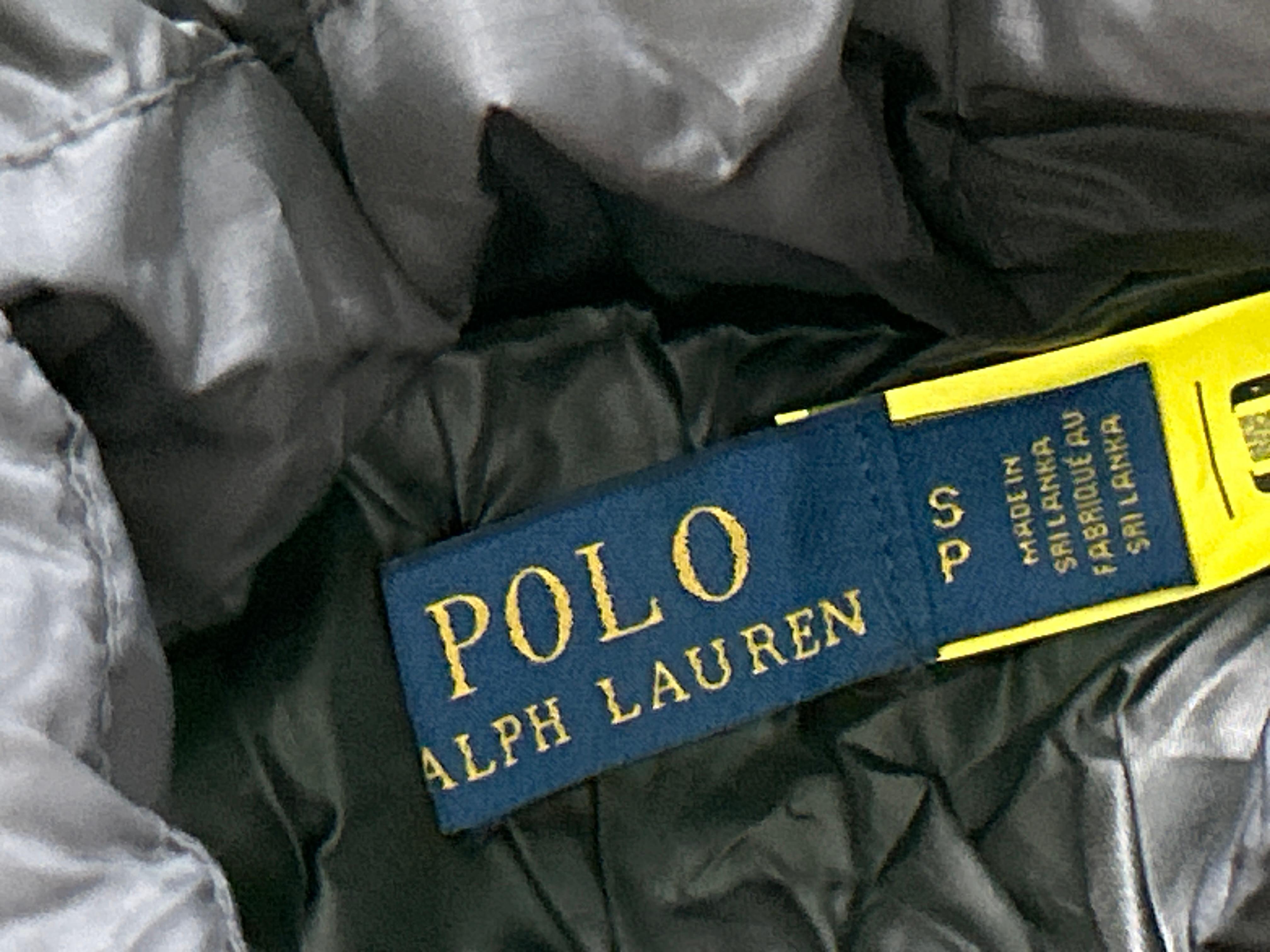 Foto QC 2 de Polo Ralph Lauren Puffer Jacket Detachable Hood Embroidered Pony Grey
