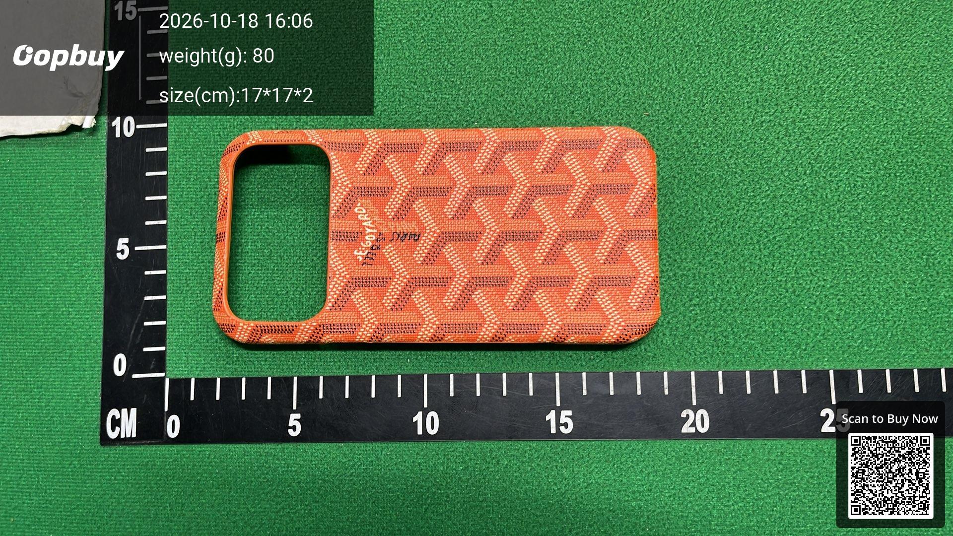 Foto QC 7 de Goyard Goyardine Case for iPhone 16 Pro Max Black