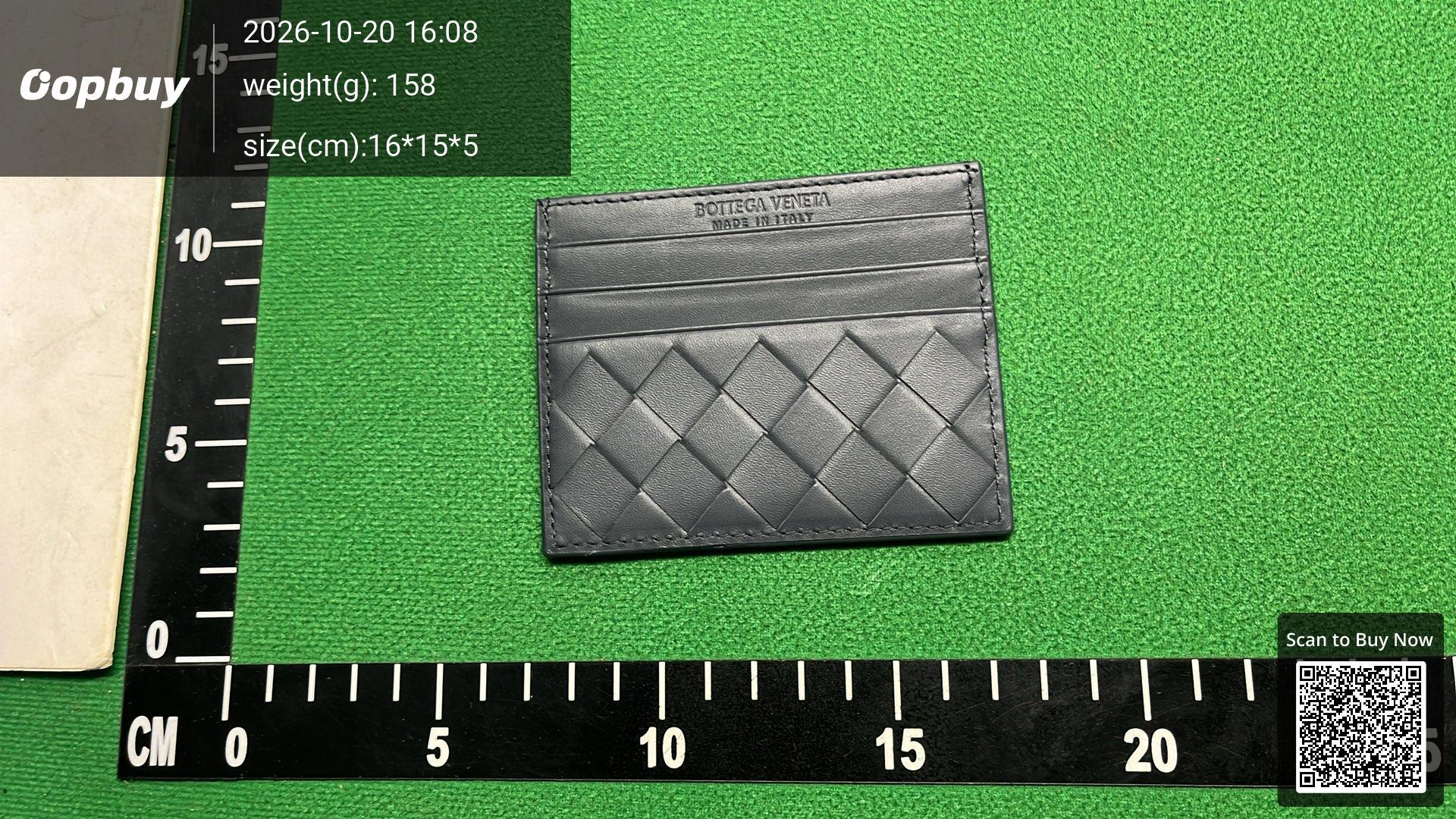 Foto QC 2 de Bottega Veneta Card Case Intrecciato Leather Dark Brown