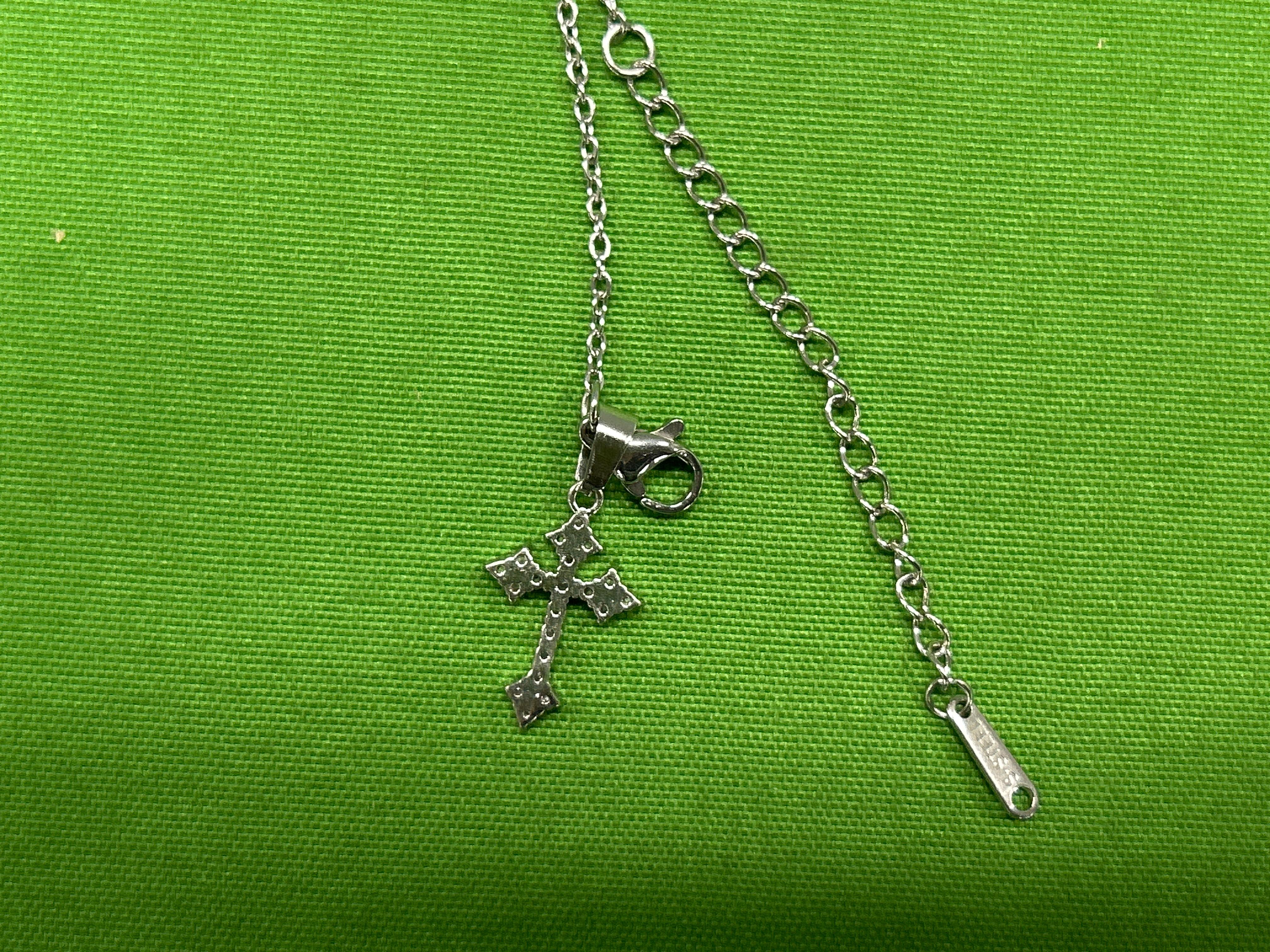 Foto QC 8 de Other Cross Necklace Titanium Steel Silver