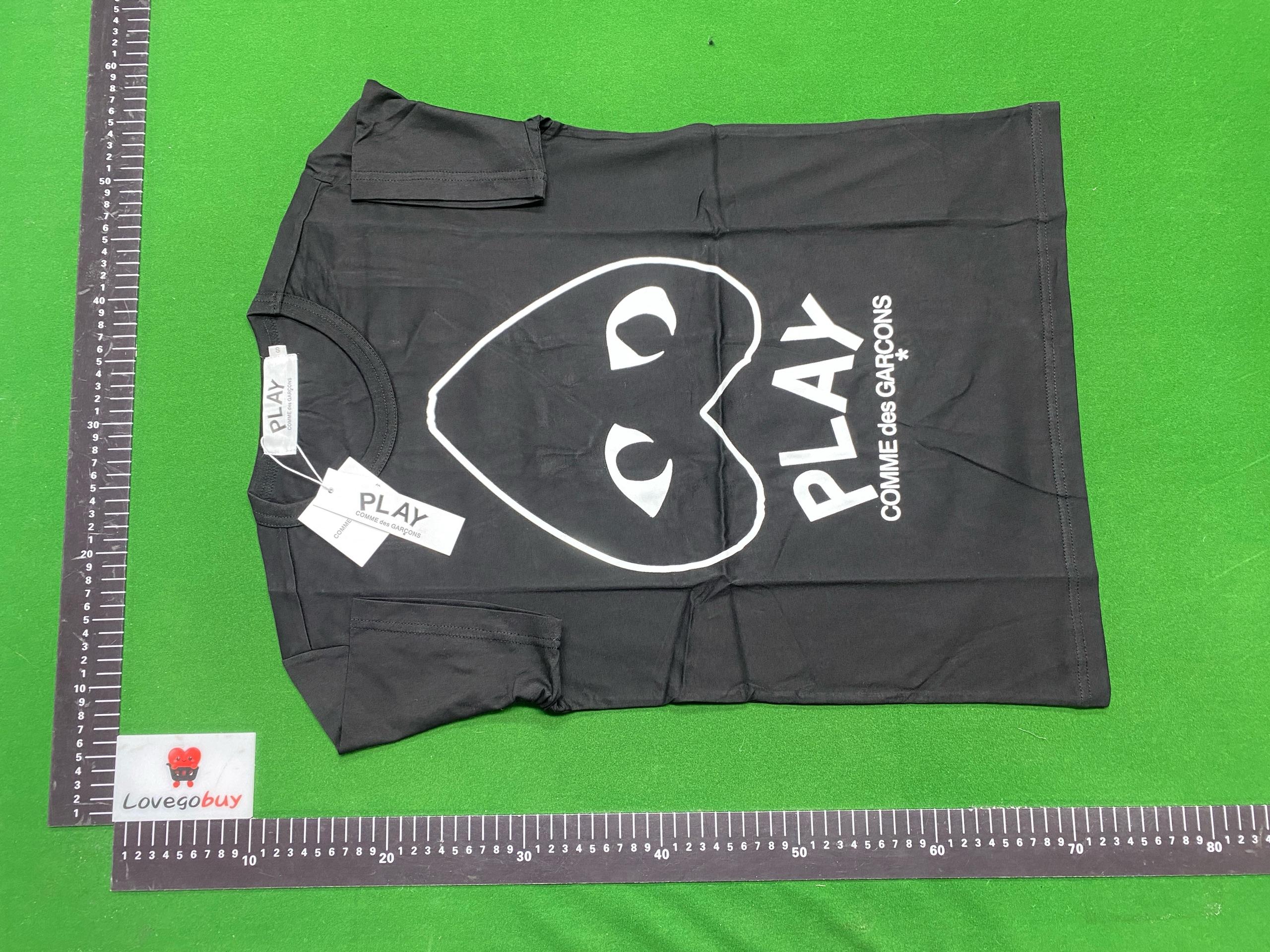 Foto QC 4 de Comme des Garçons Play T-shirt Eyes Logo Navy