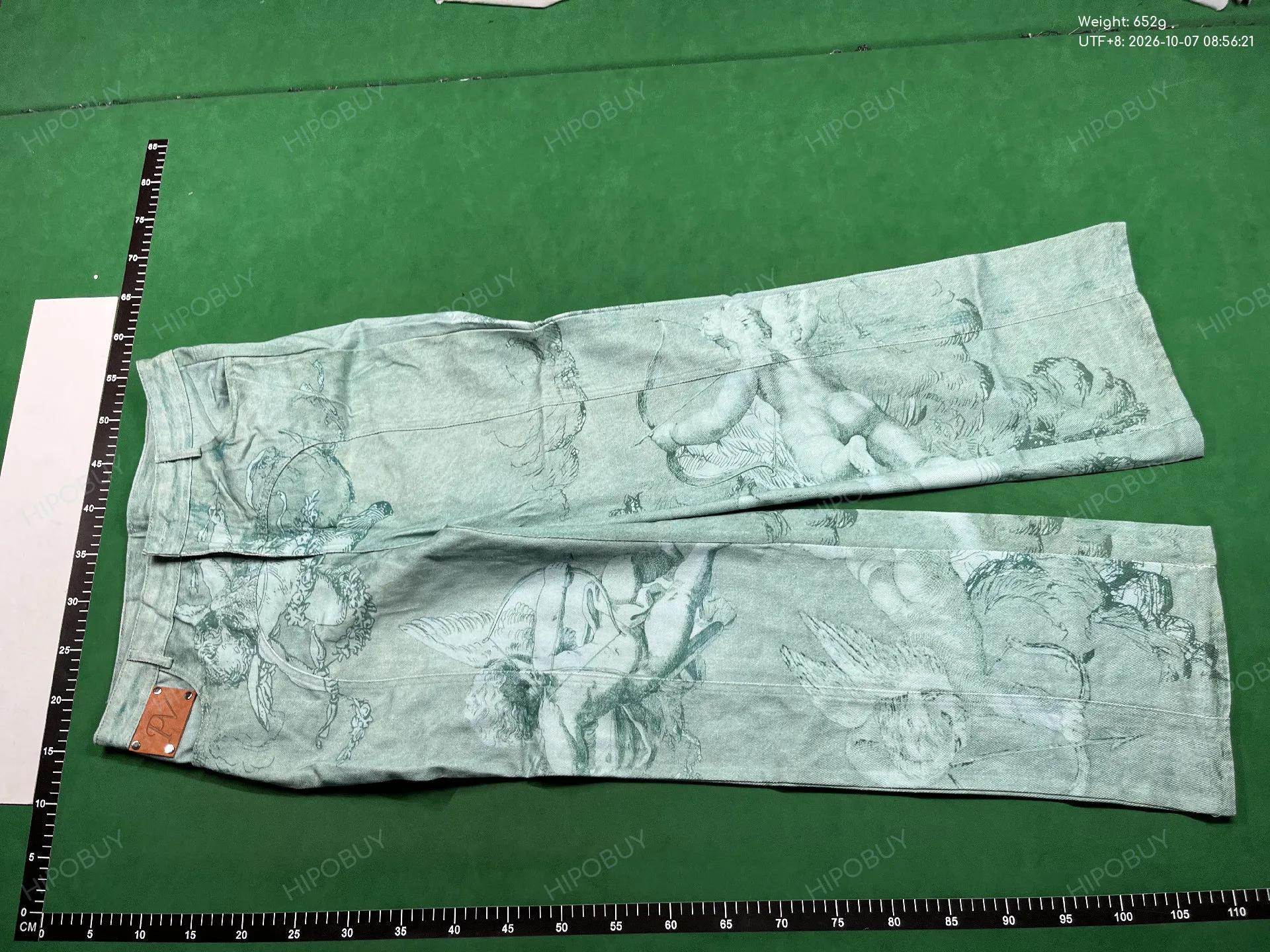Foto QC 2 de Unbranded Jeans Graffiti Light Blue