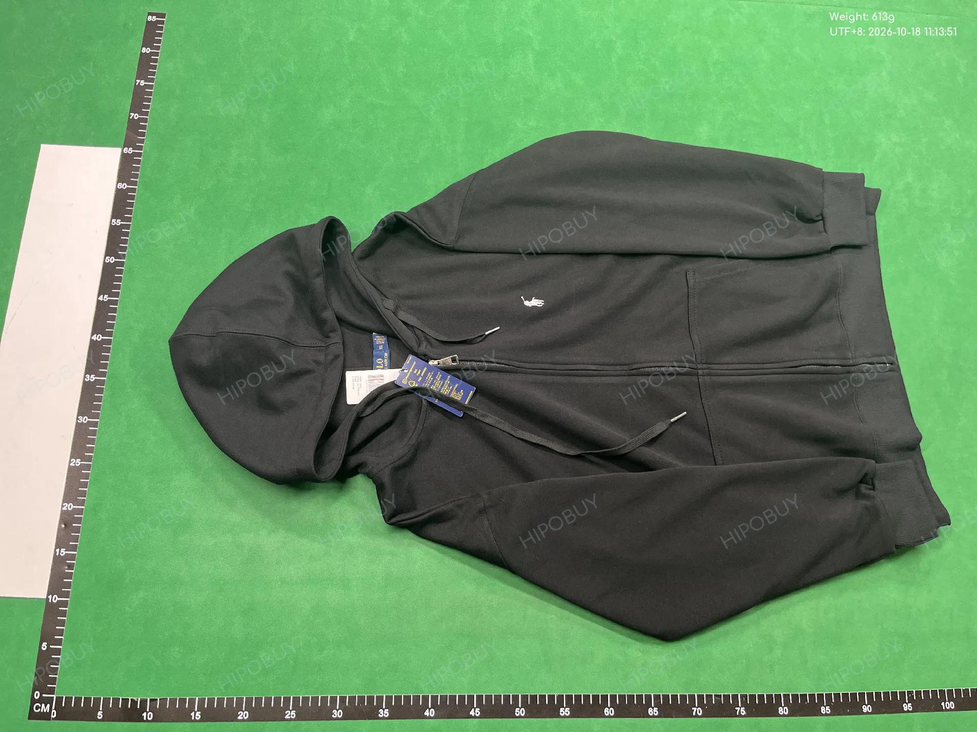 Foto QC 6 de Polo Ralph Lauren Zip Sweater Fleece Hooded Olive