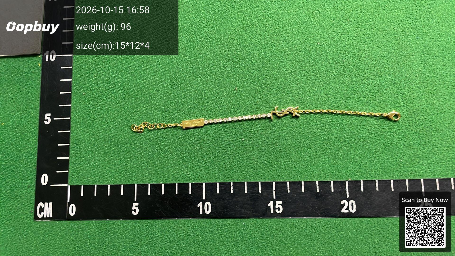 Foto QC 8 de Saint Laurent Opyum Bracelet Metal Gold