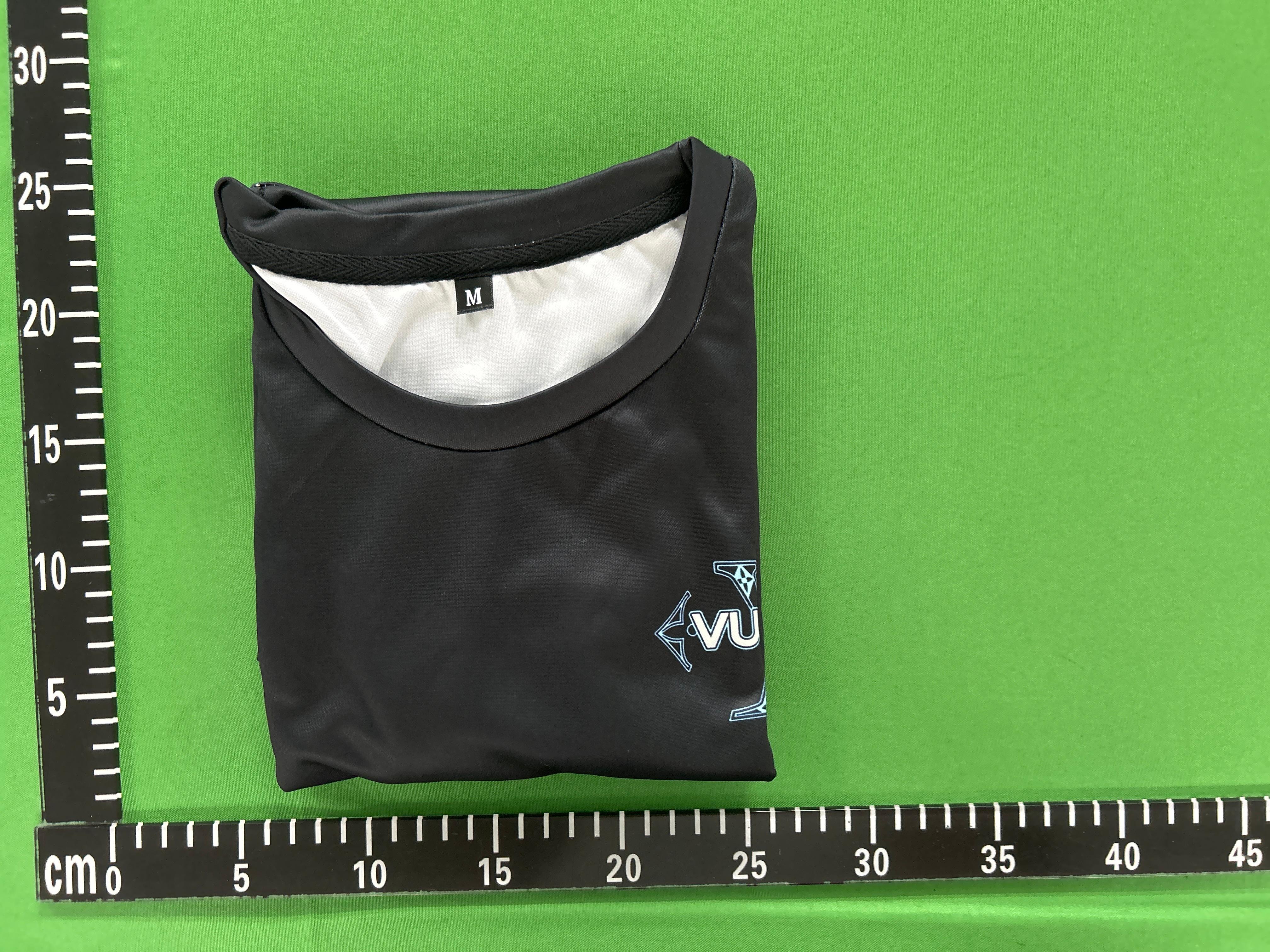 Foto QC 5 de Louis Vuitton T-shirt 3D Graffiti Logo Black