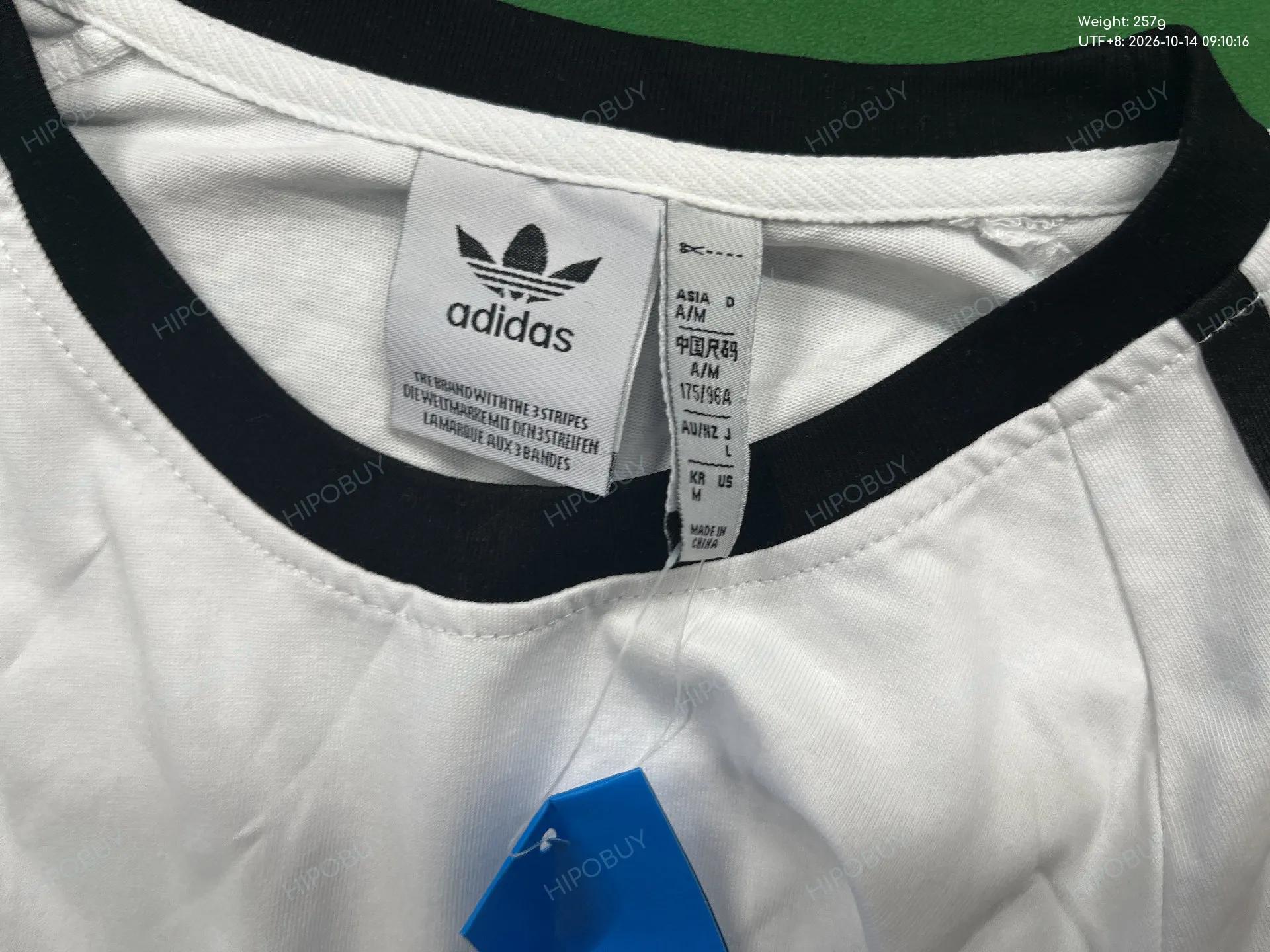 Foto QC 1 de adidas Originals T-shirt 3-Stripes Trefoil Logo Black White