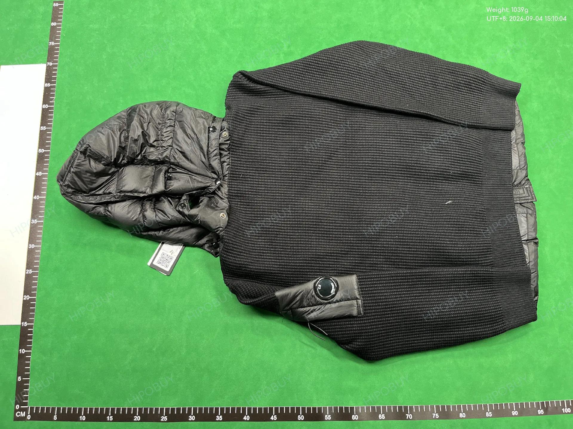 Foto QC 7 de C.P. Company Knit Panel Puffer Down Jacket Black