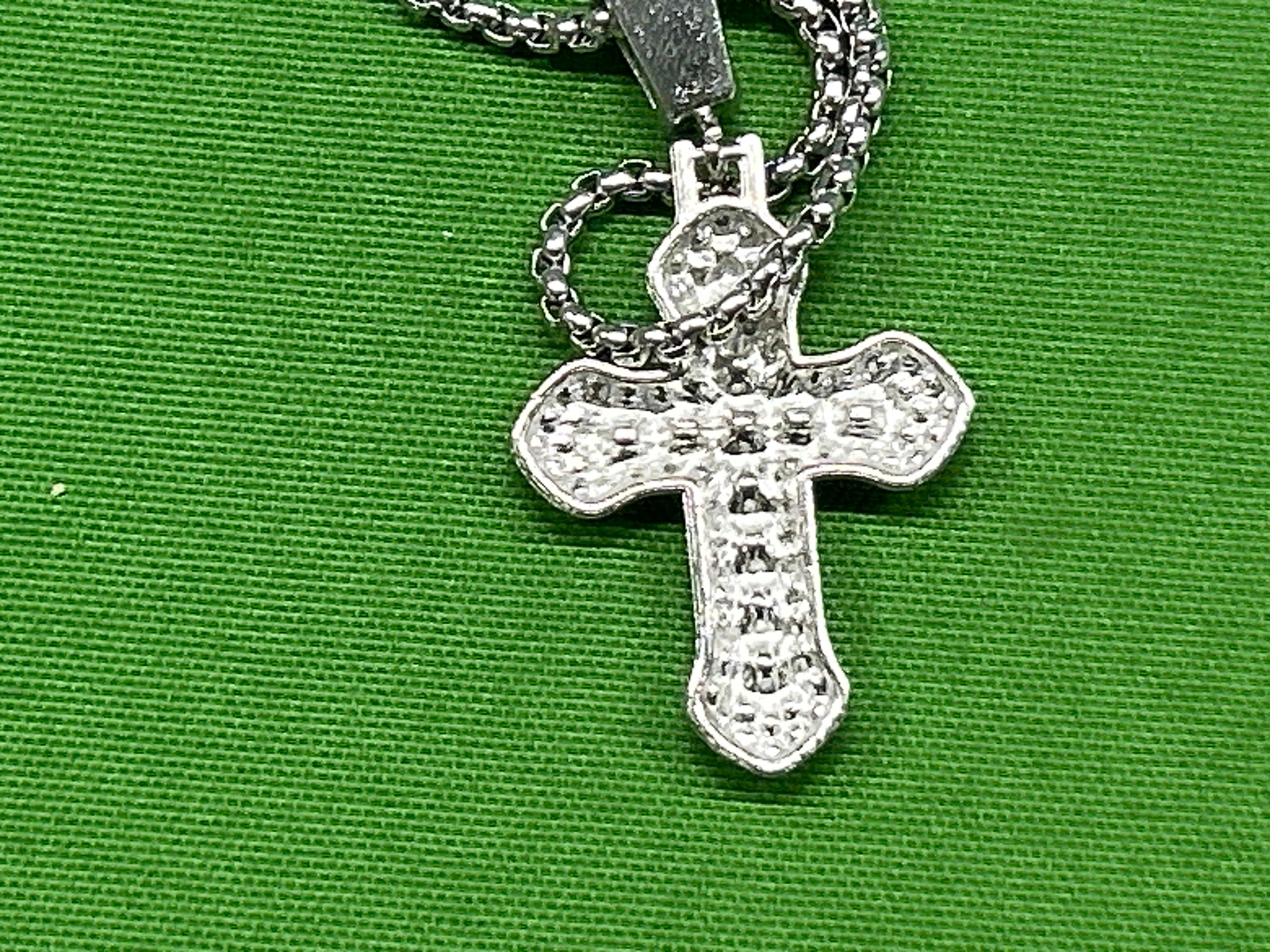 Foto QC 3 de Other Cross Necklace Titanium Steel Silver