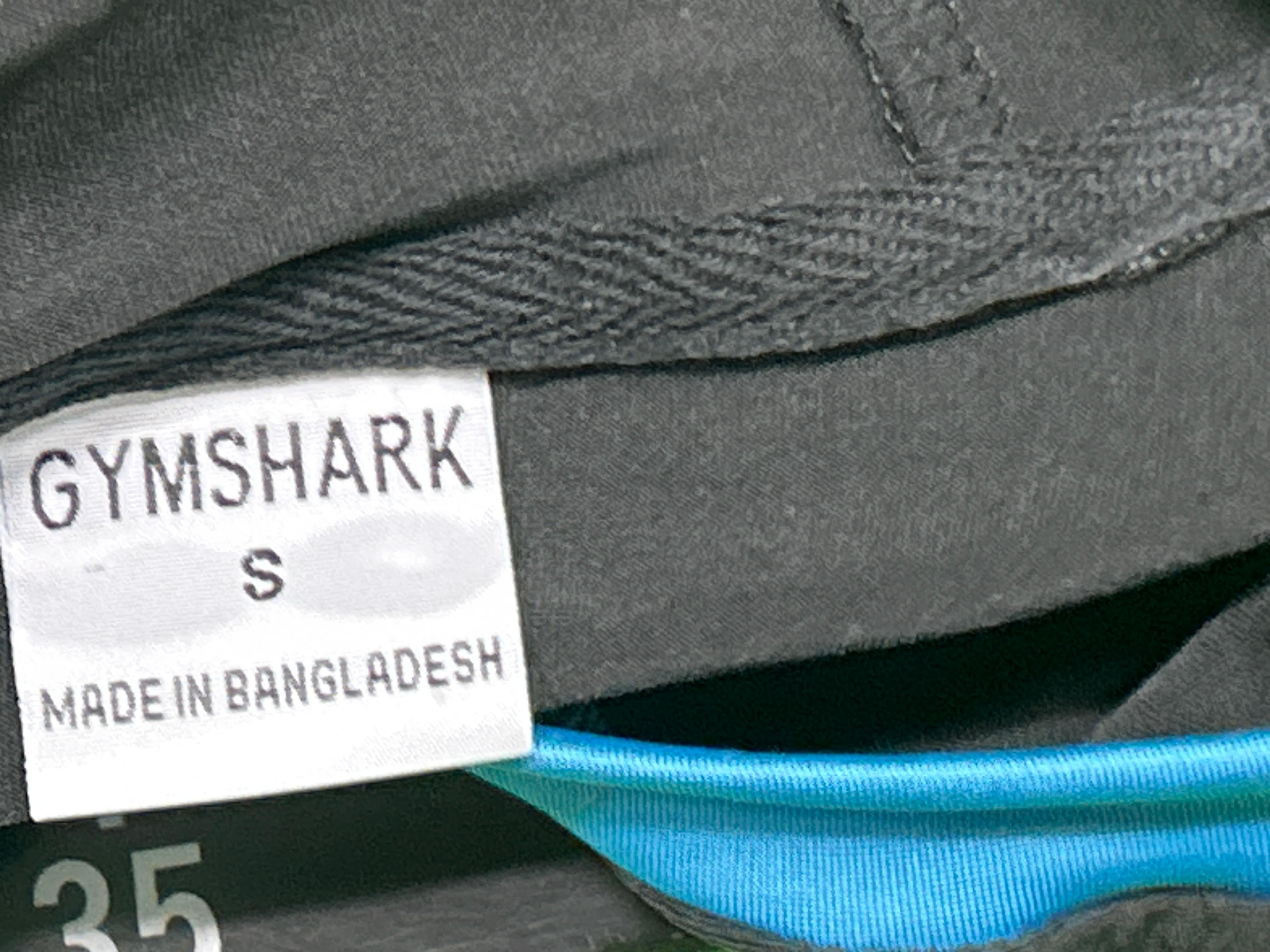 Foto QC 2 de Gymshark Hoodie Seamless 1/4 Zip Black Blue