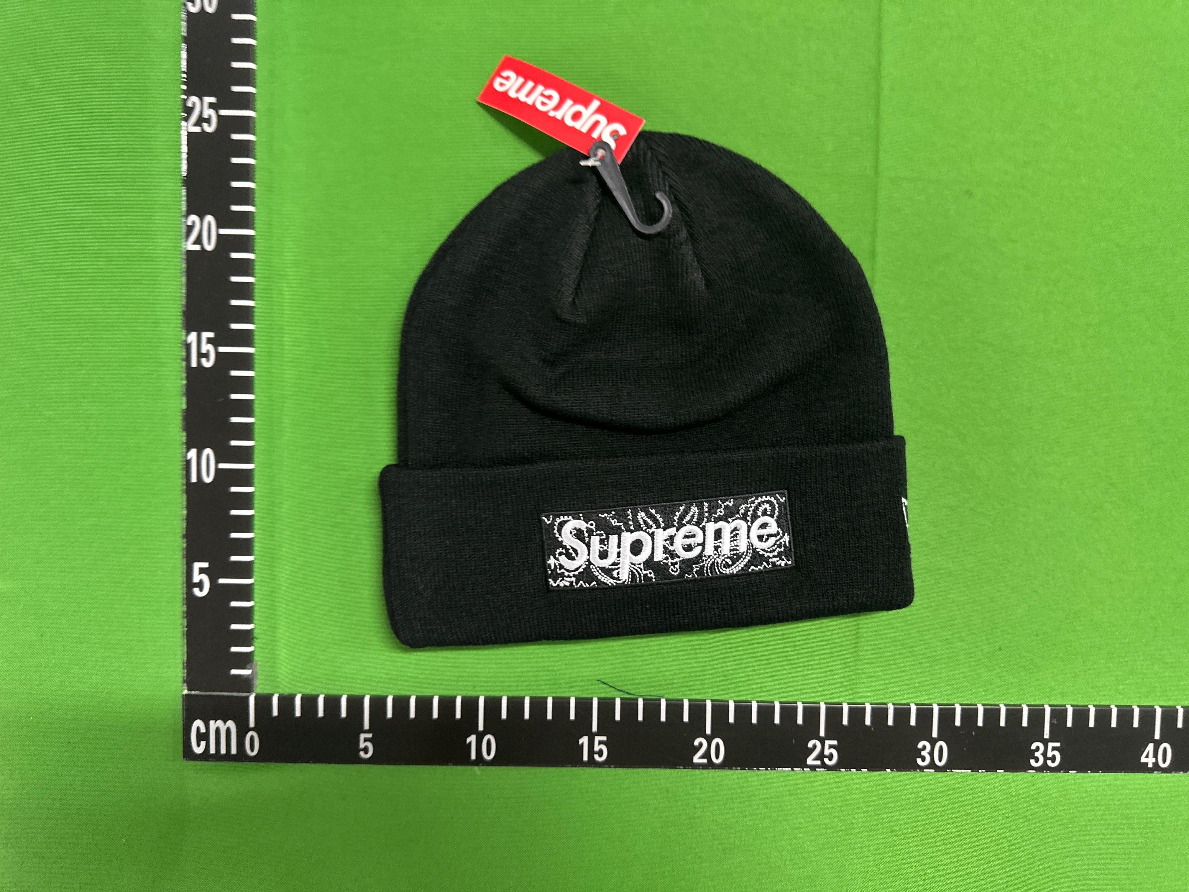 Foto QC 8 de Supreme New Era Box Logo Beanie Black